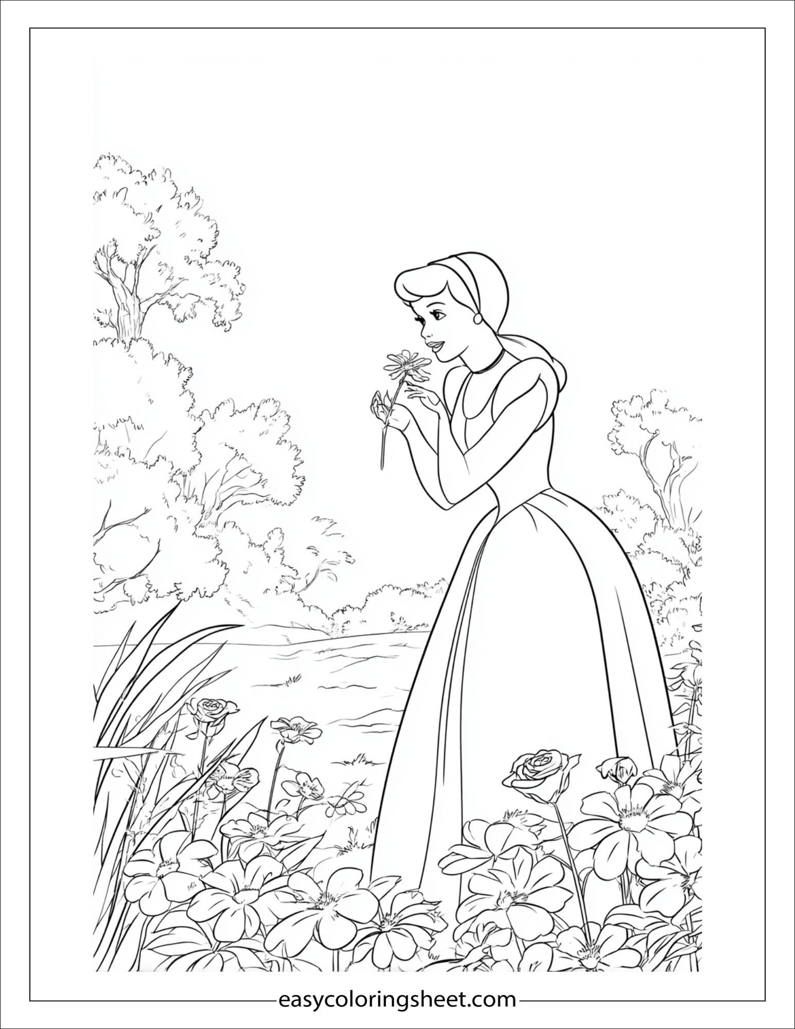 Cinderella dreaming with hope