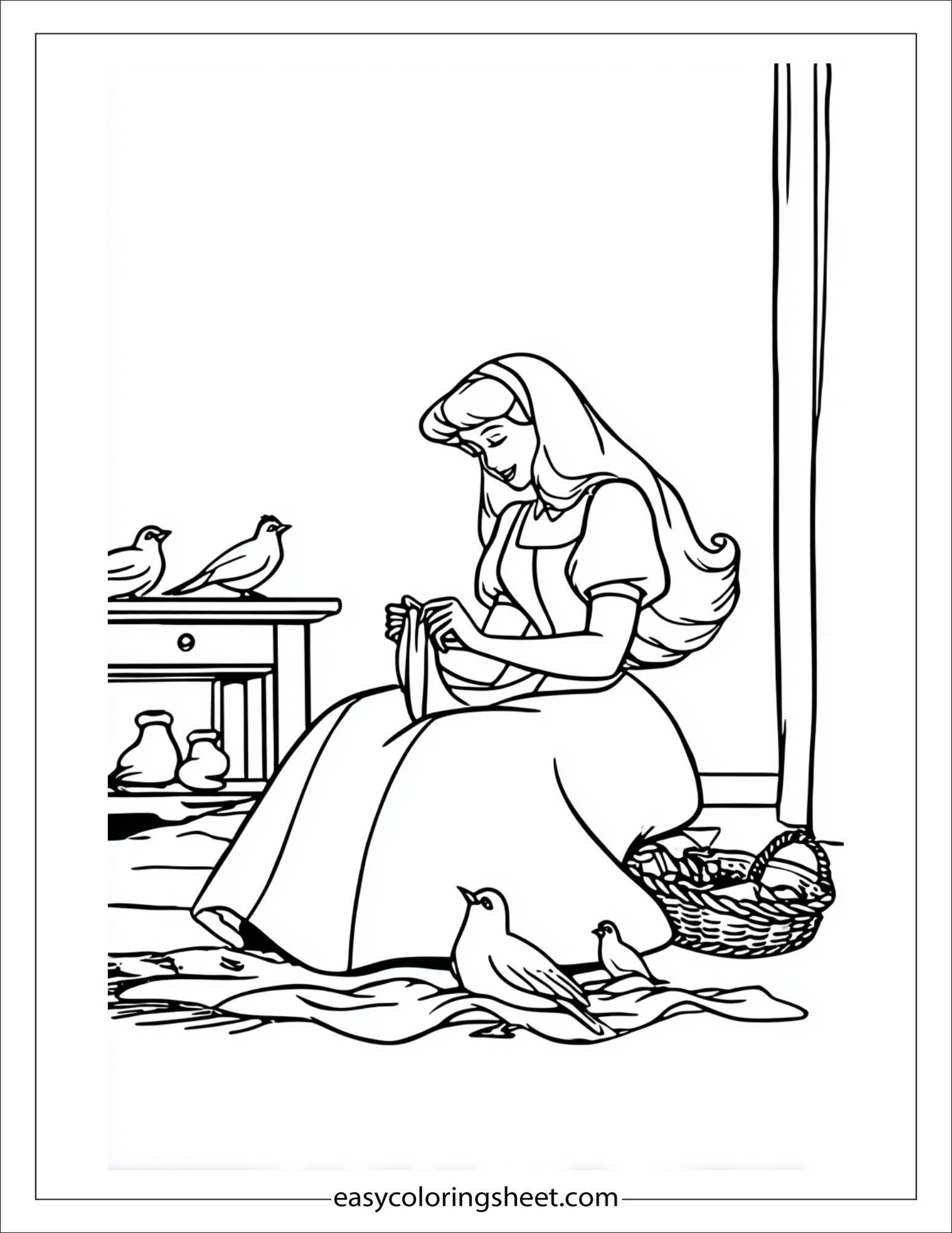 Cinderella sewing dress