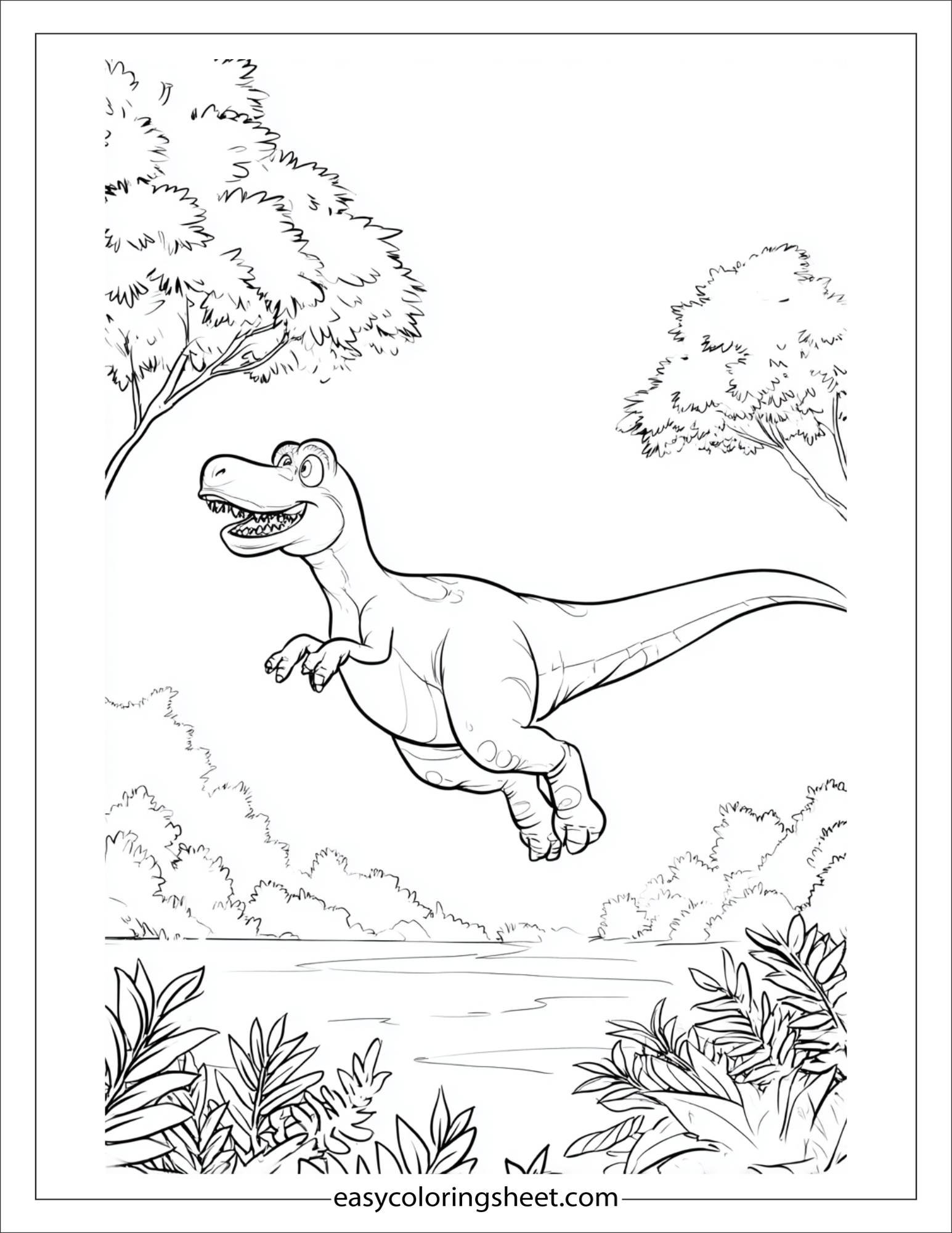 Gertie the Dinosaur jumping