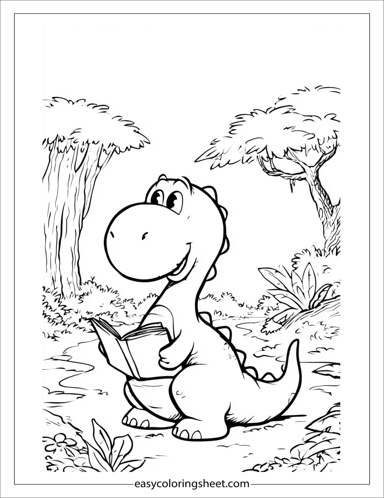 Gertie the Dinosaur reading