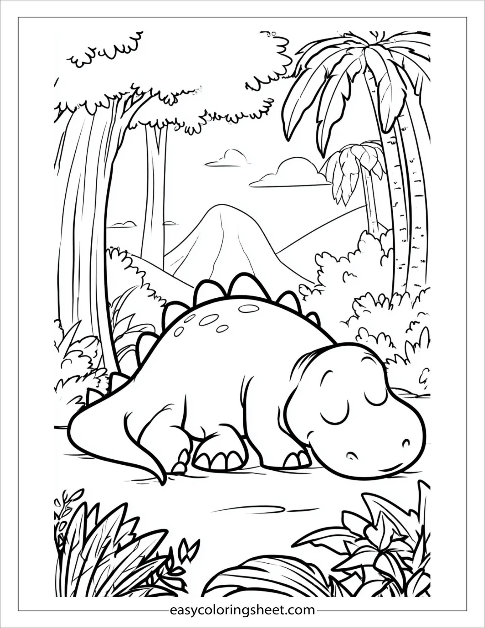 Gertie the Dinosaur sleepy