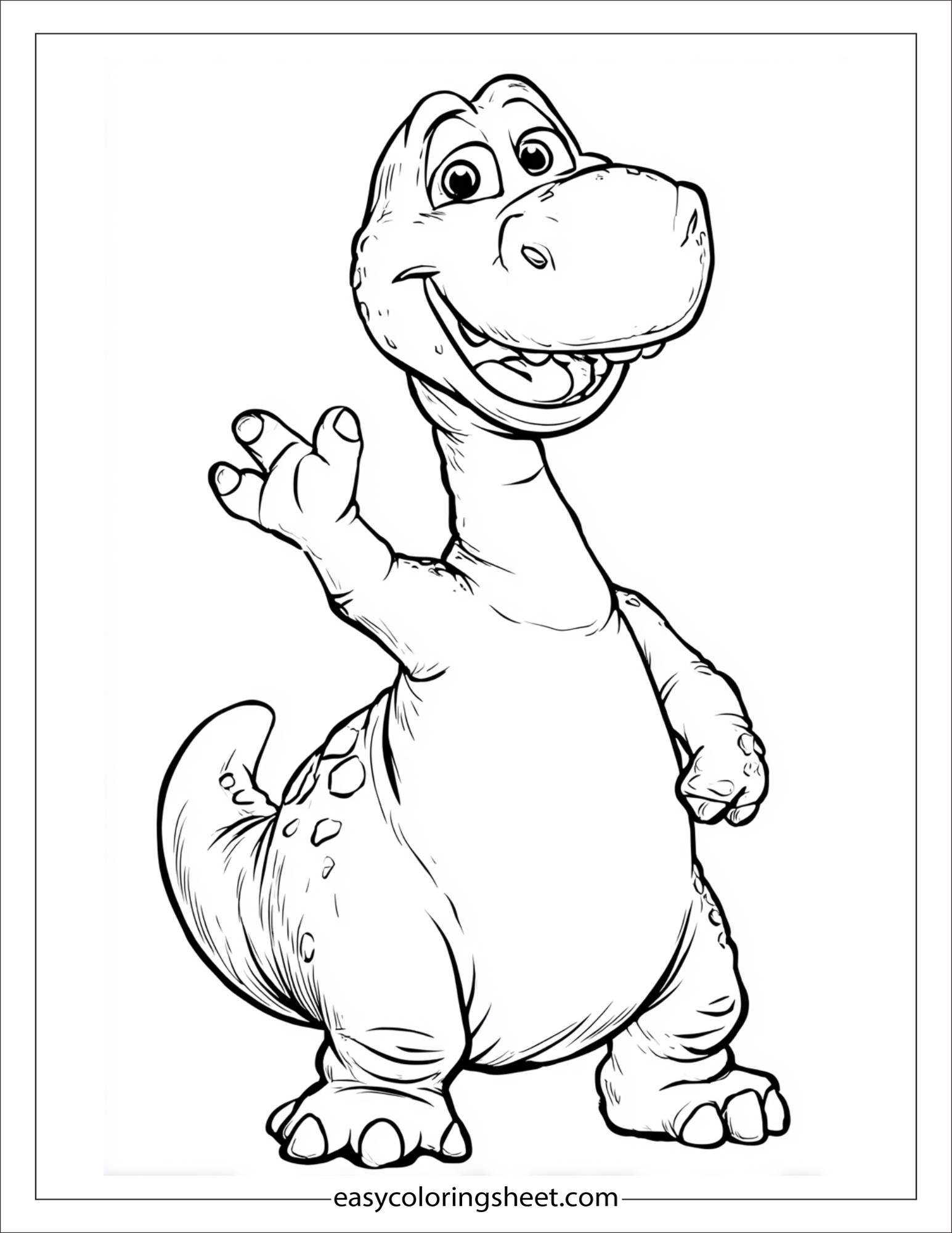 Gertie the Dinosaur waving