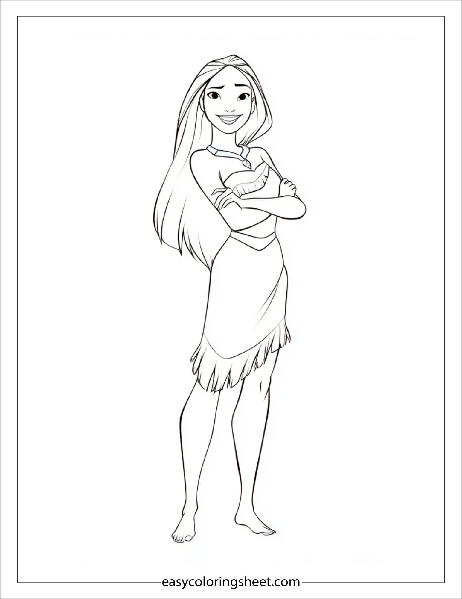 Pocahontas cheerful presence