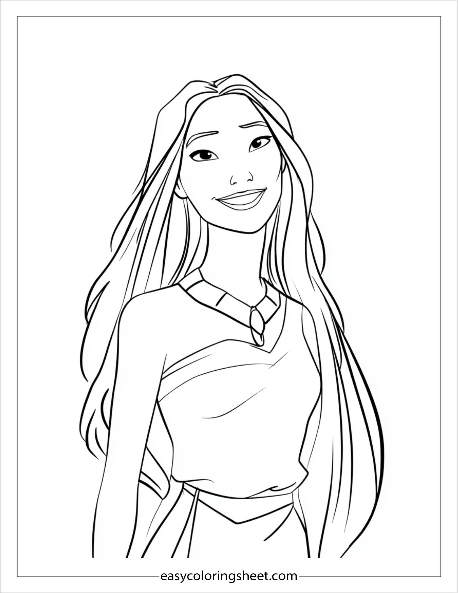 Pocahontas determined stance