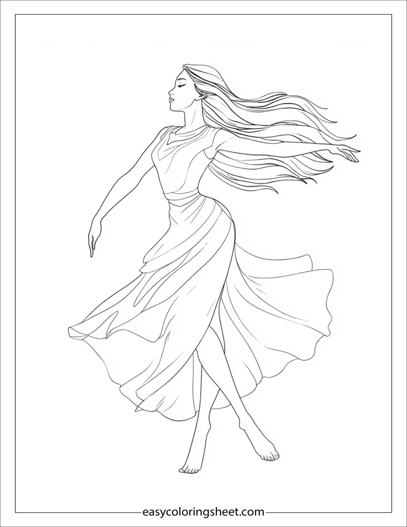 Pocahontas graceful move