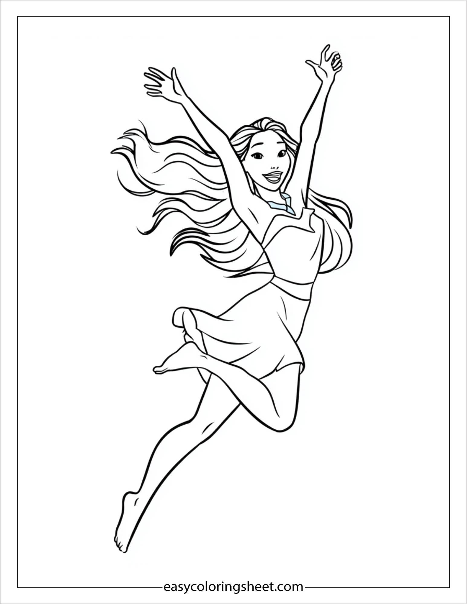Pocahontas happy leap