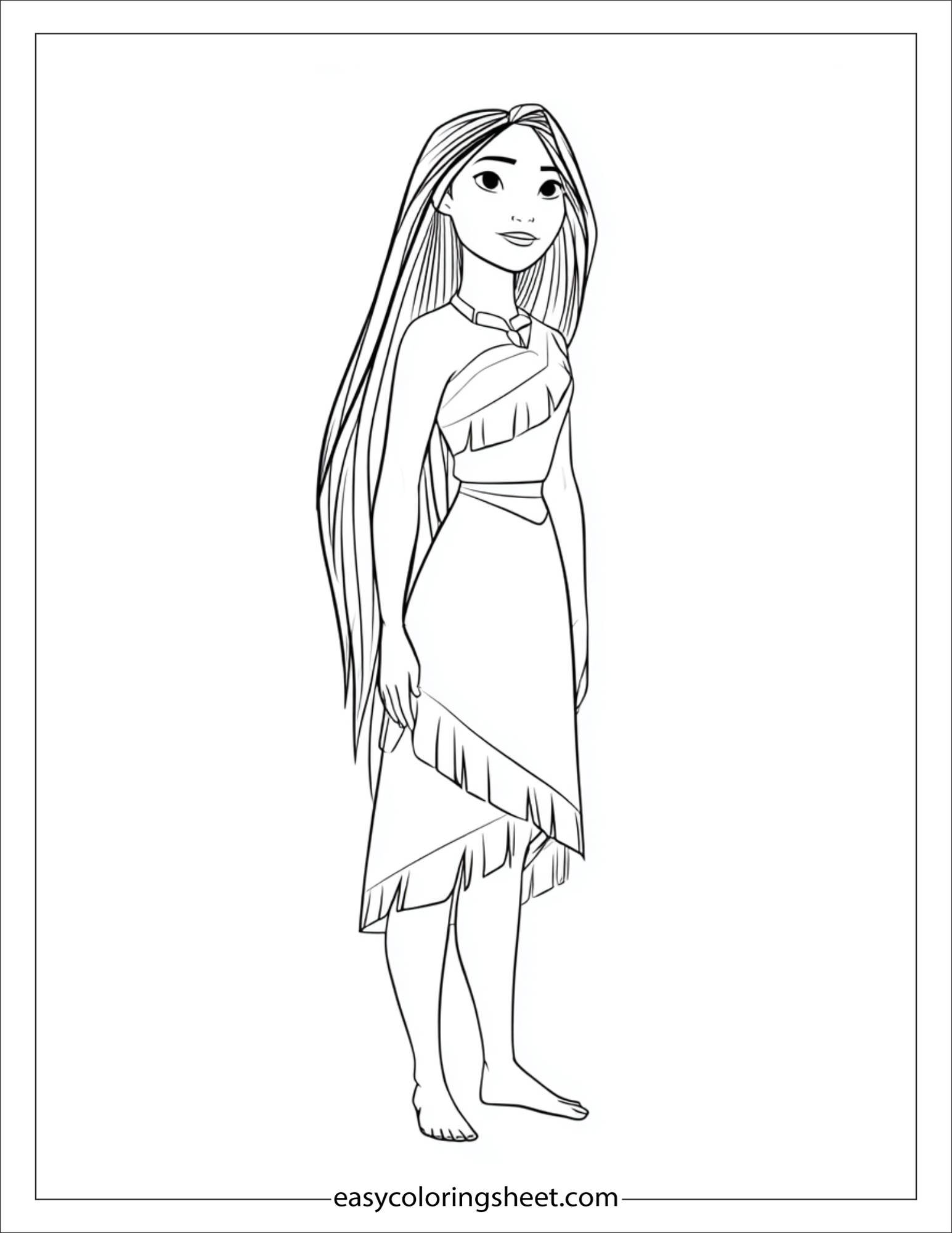 Pocahontas hopeful eyes