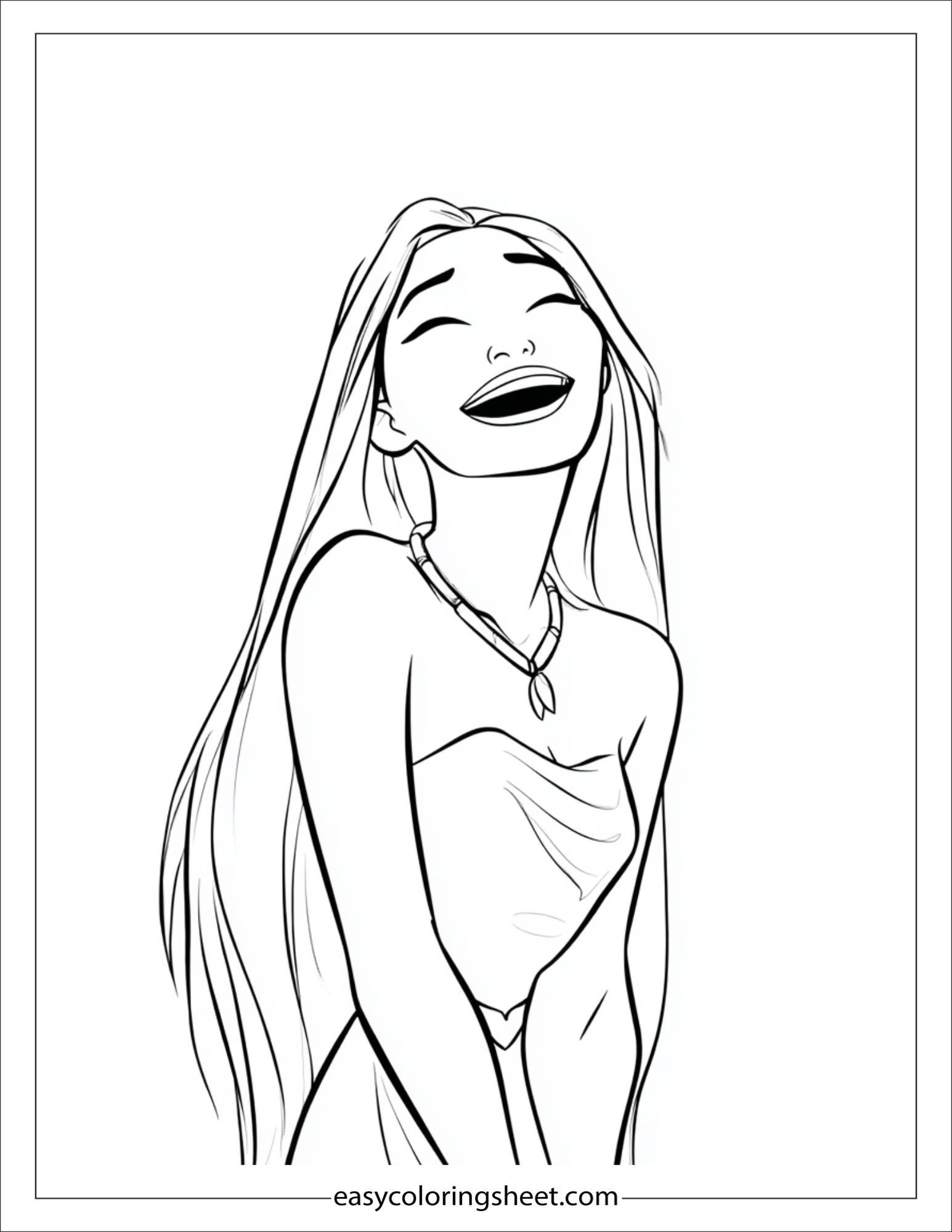 Pocahontas laughing moment