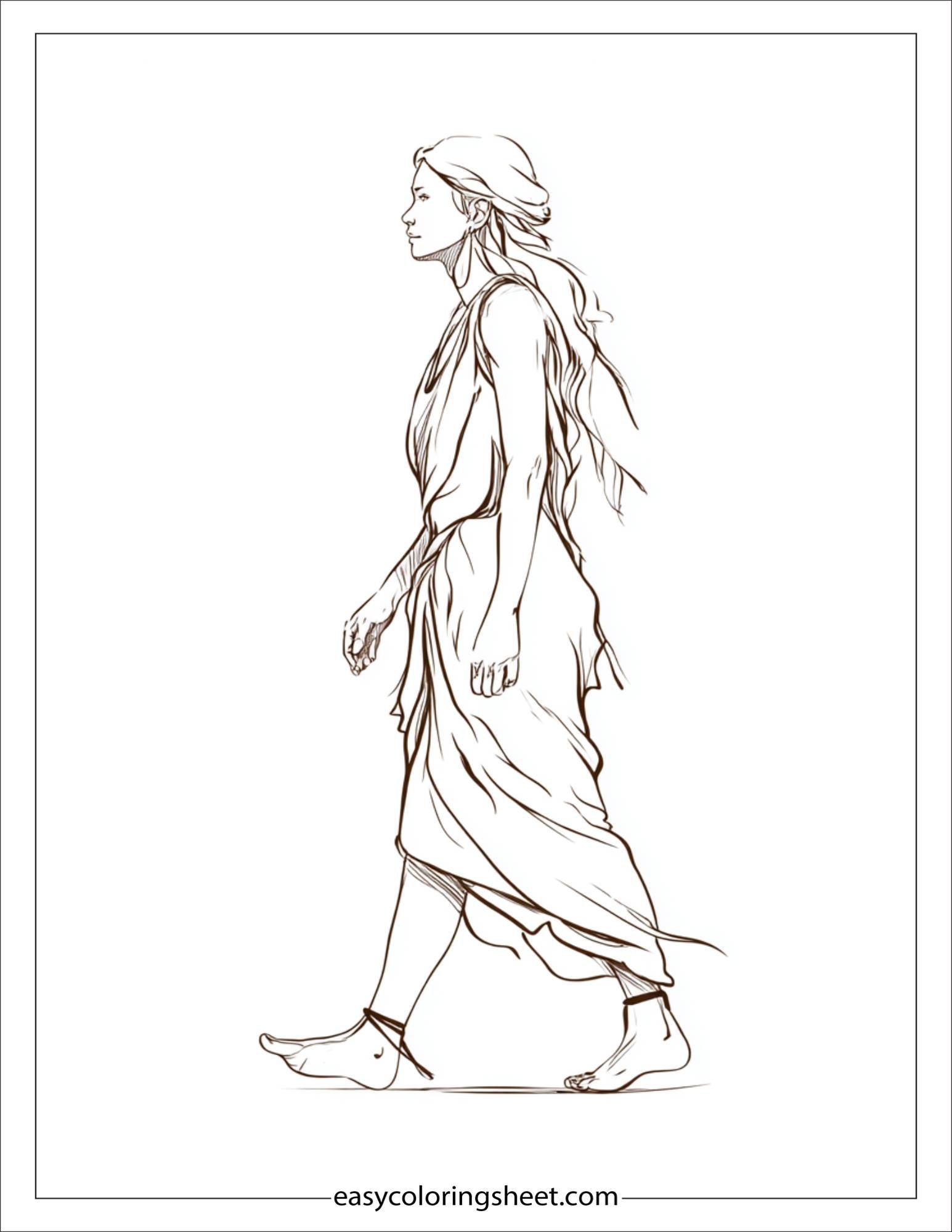 Pocahontas thoughtful walk