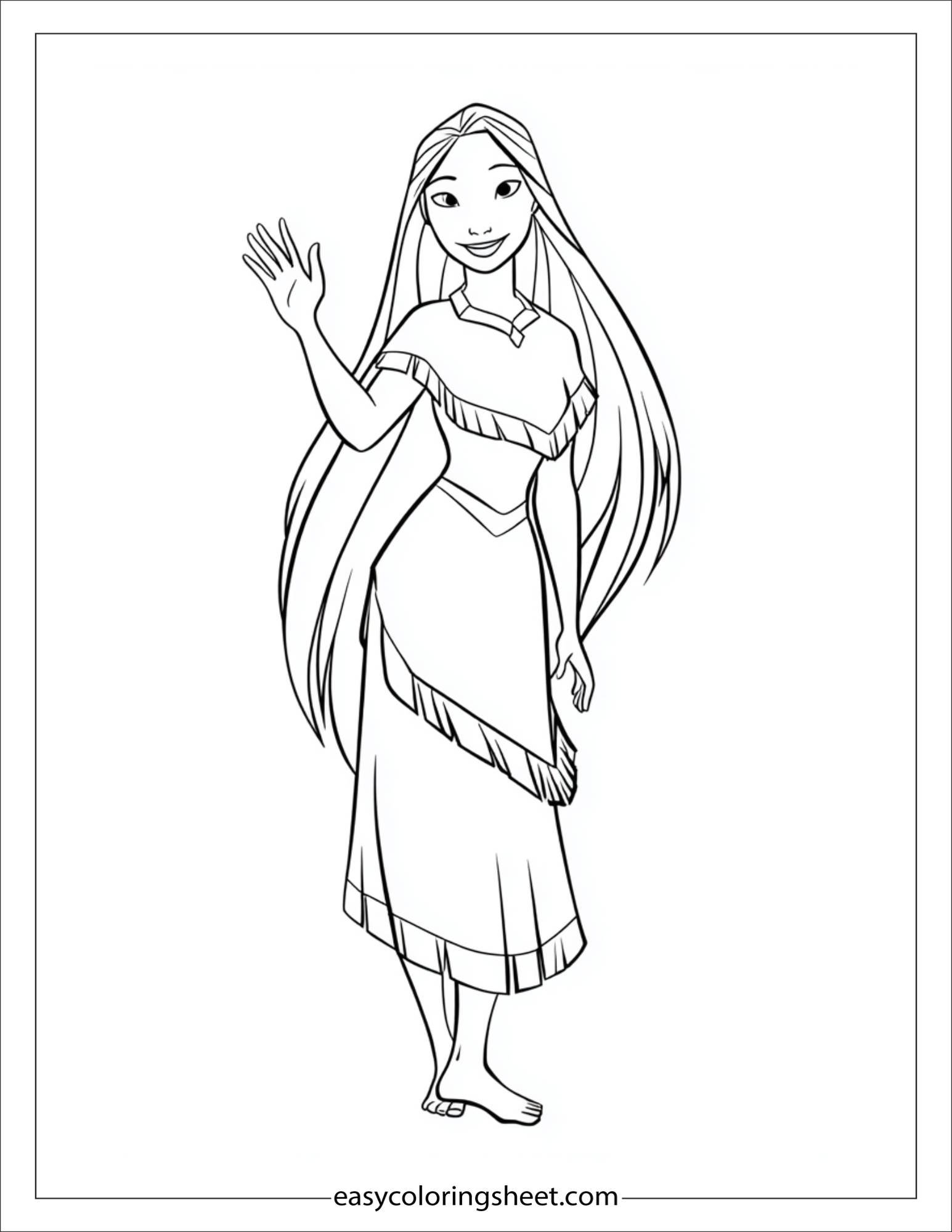 Pocahontas wise smile