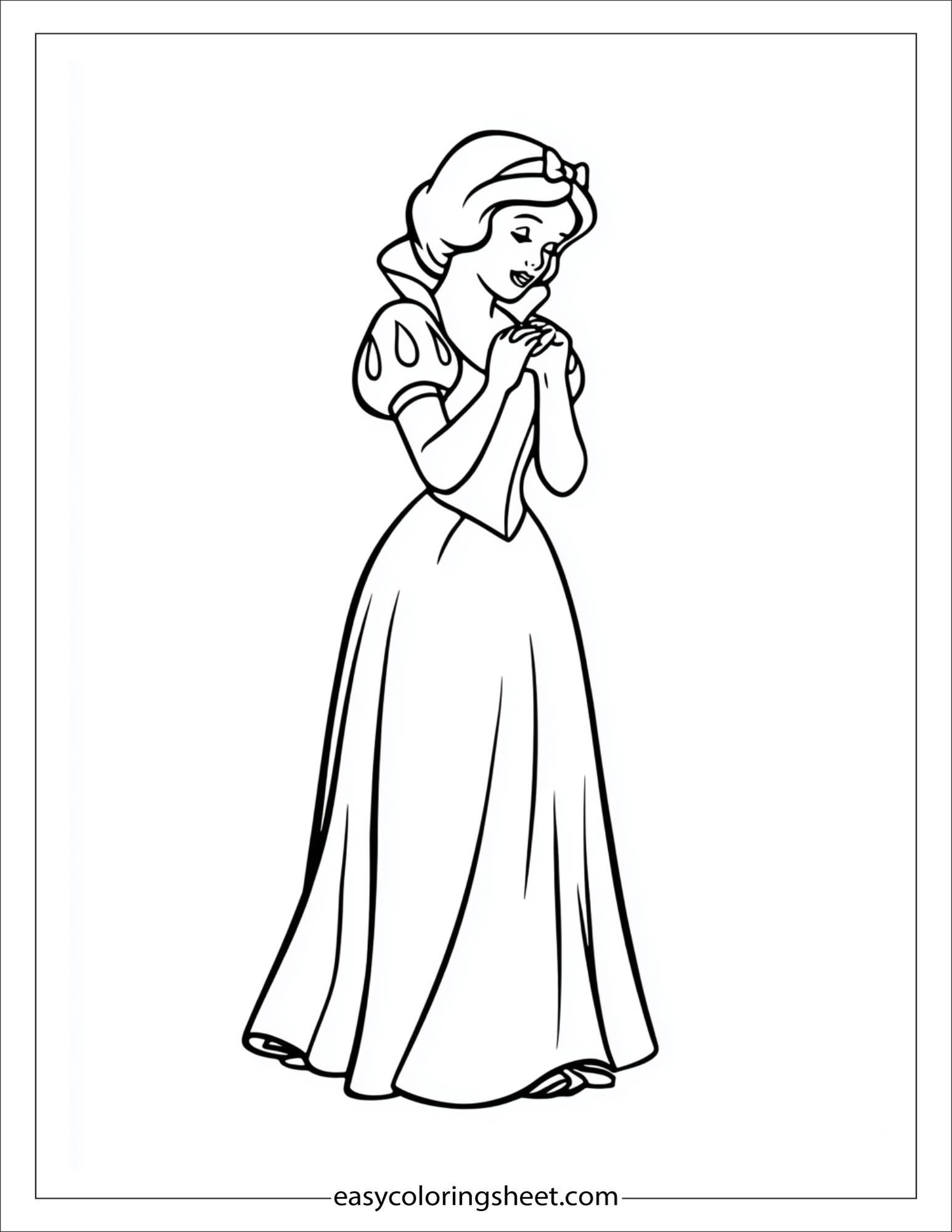 Snow White humming softly