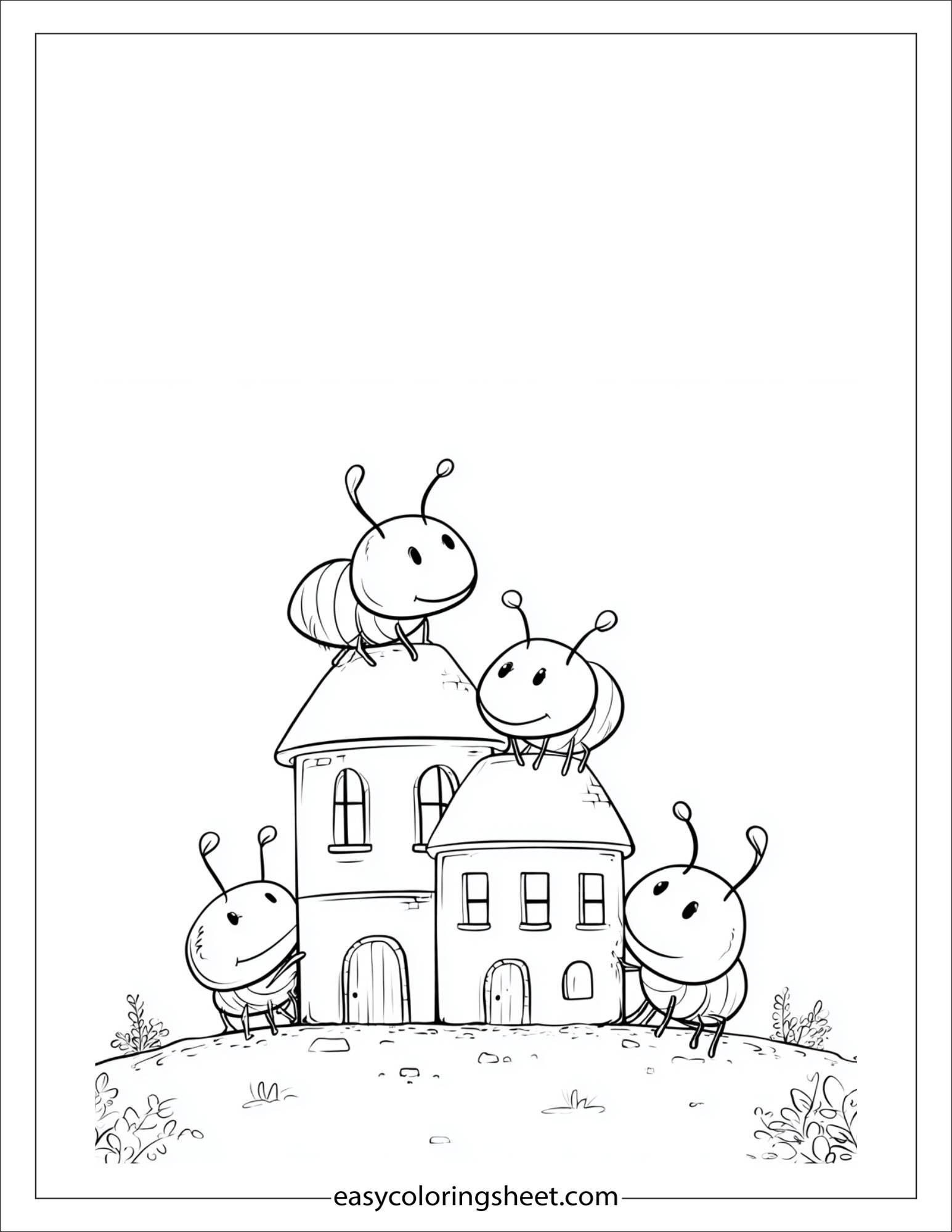 The Busy Ant building home