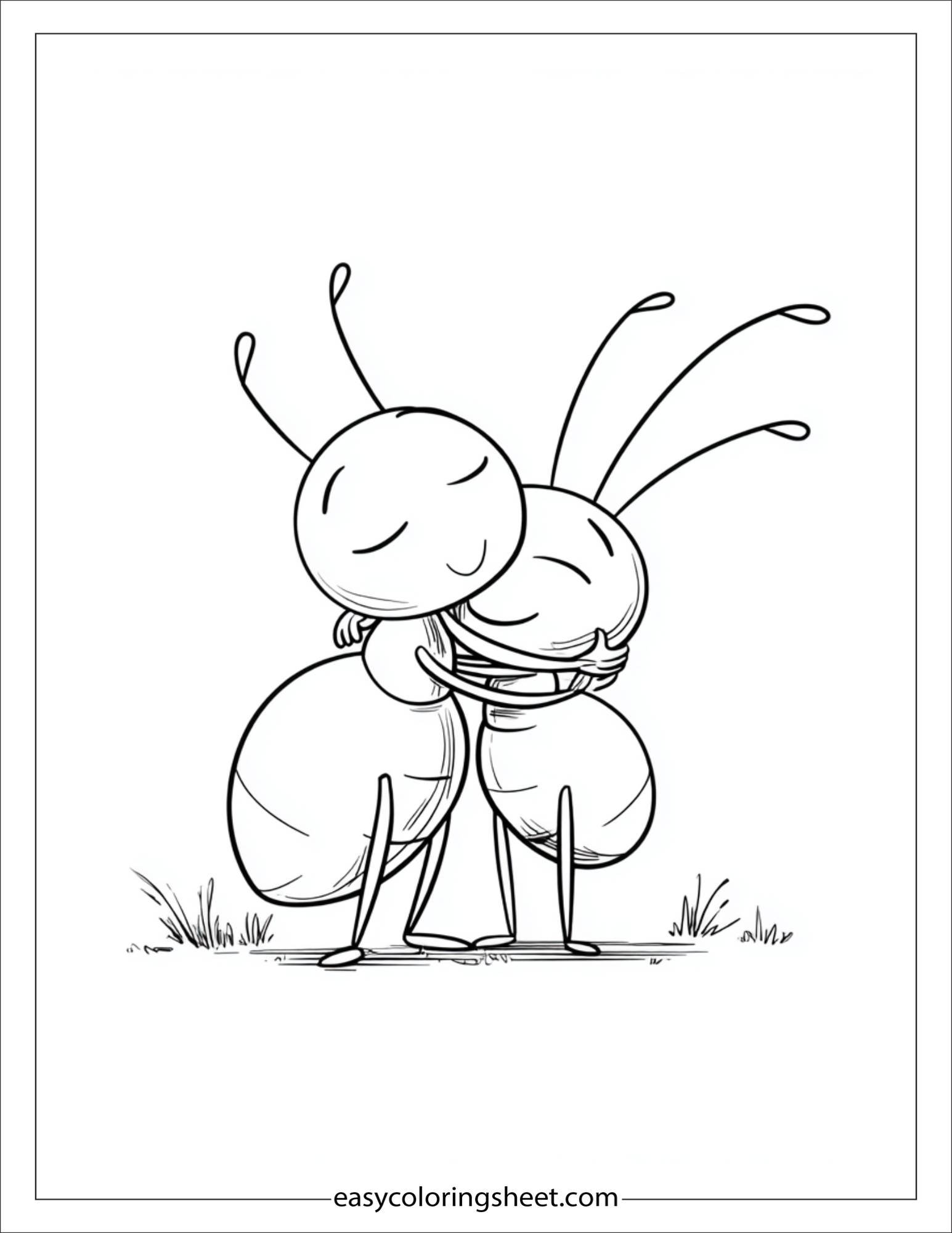 The Busy Ant hugging