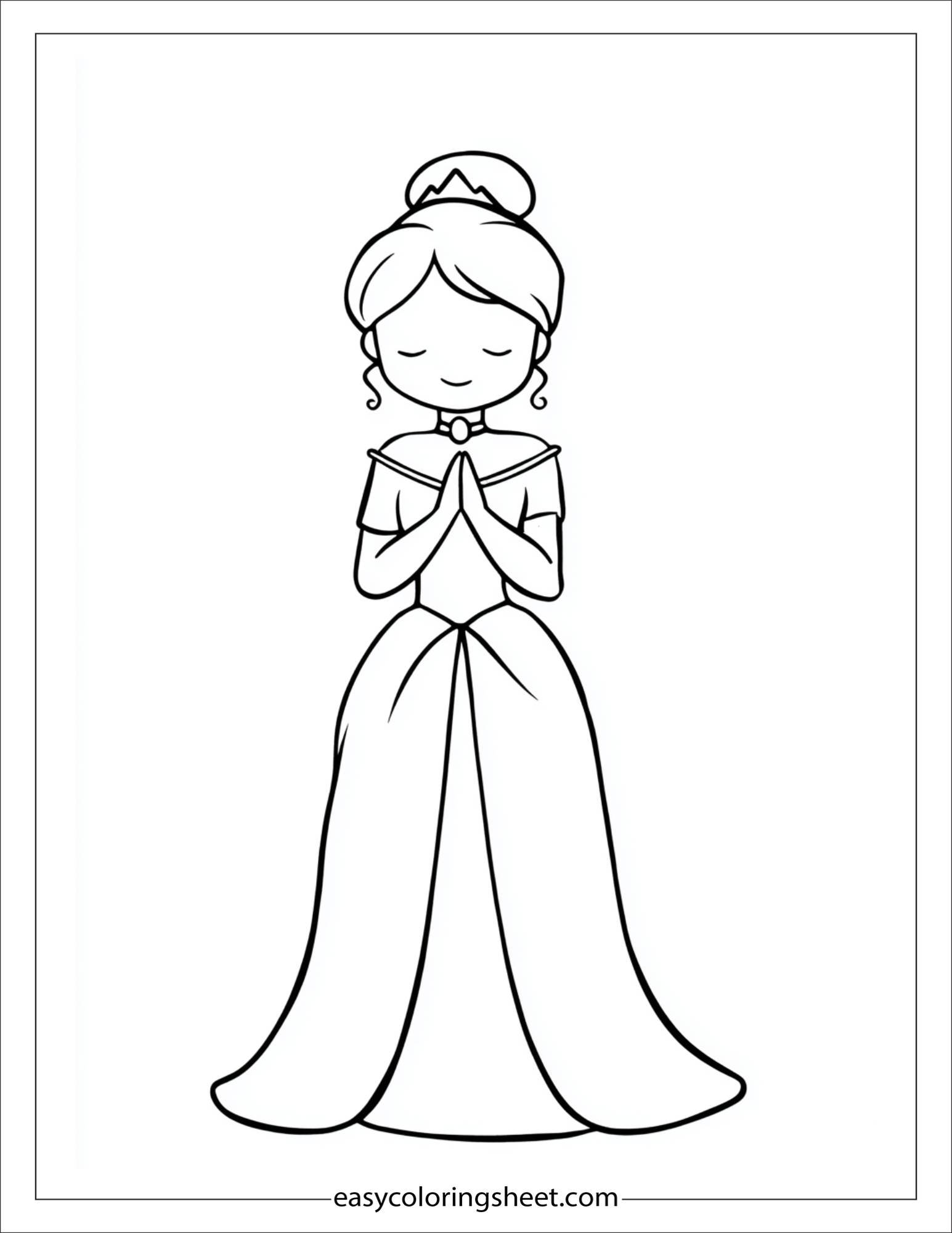 The Princess clapping