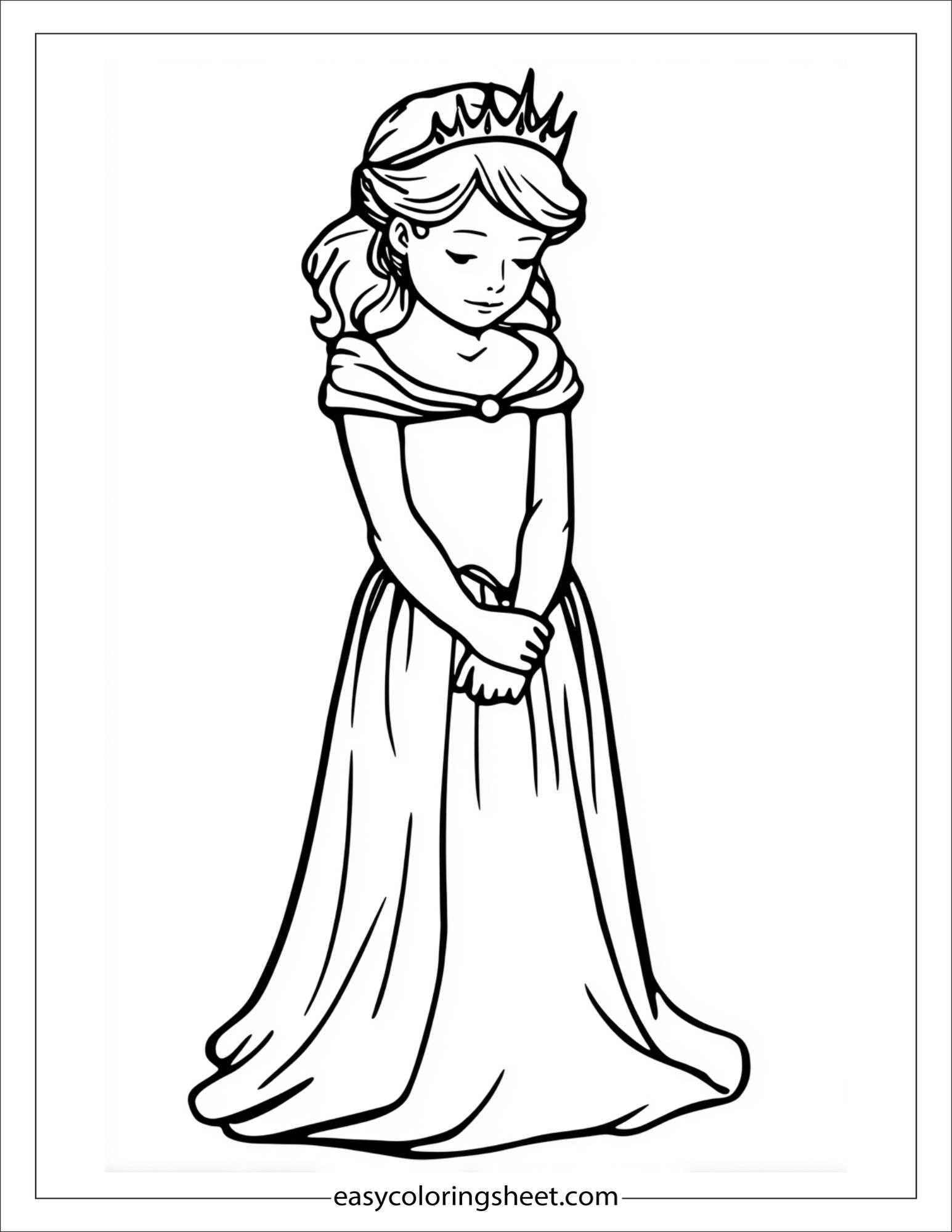 The Princess embarrassed