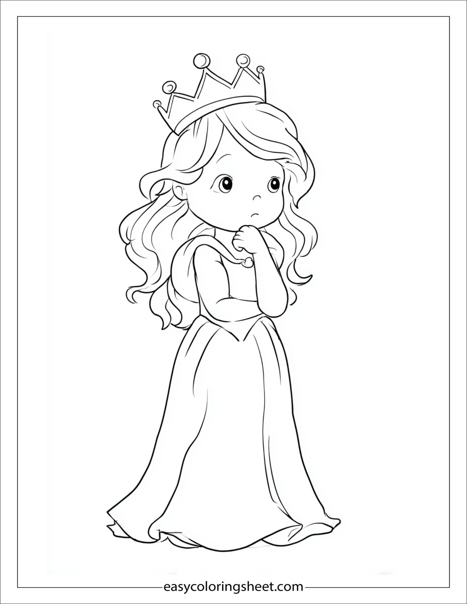 The Princess thoughtful