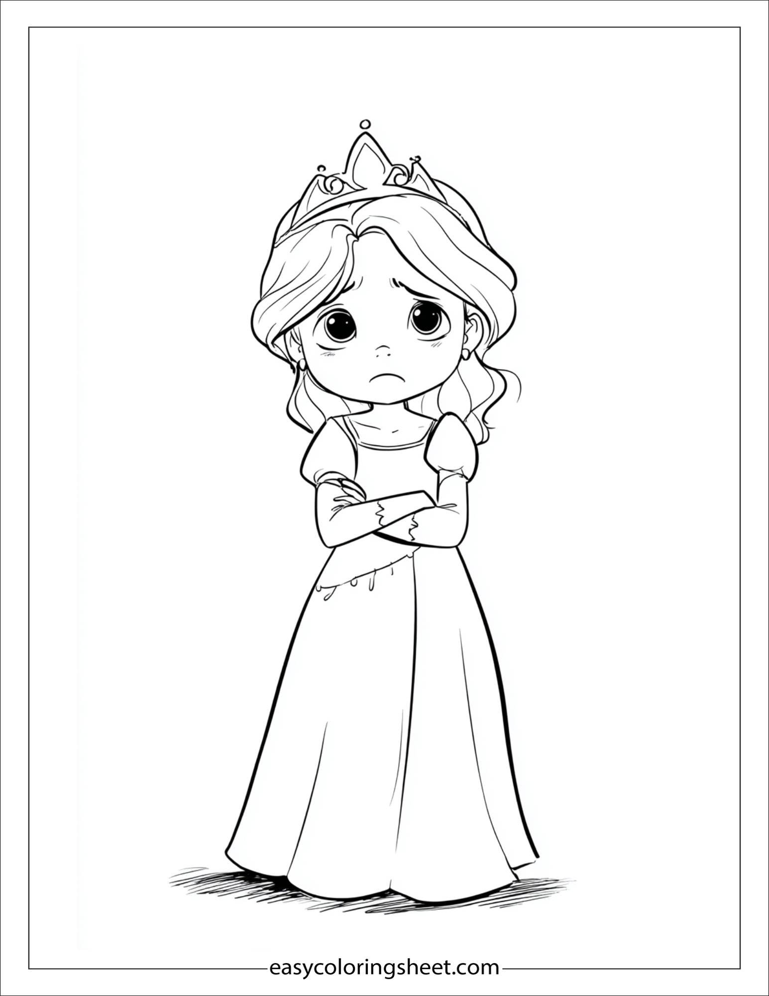 The Princess worried