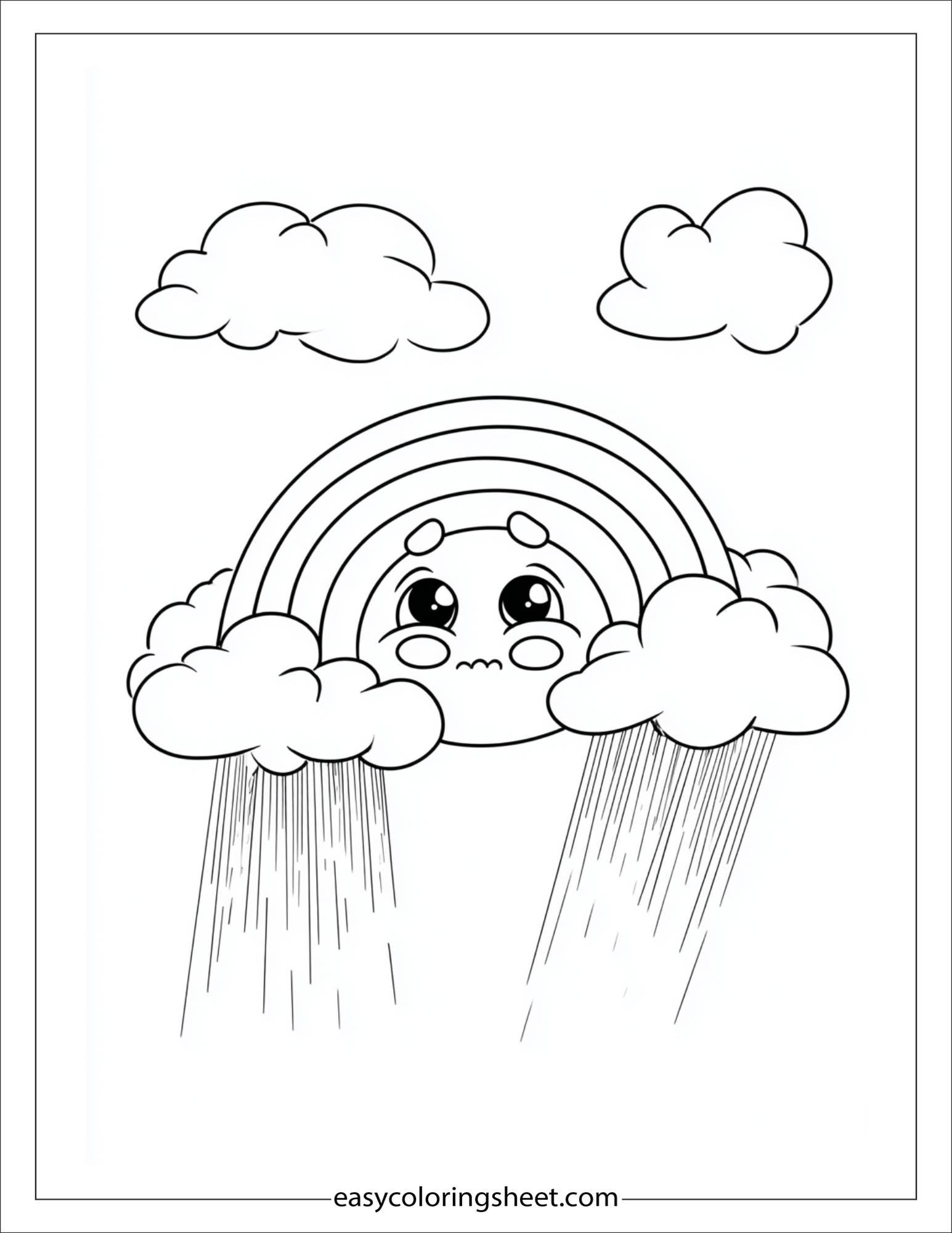 The Rainbow feeling shy