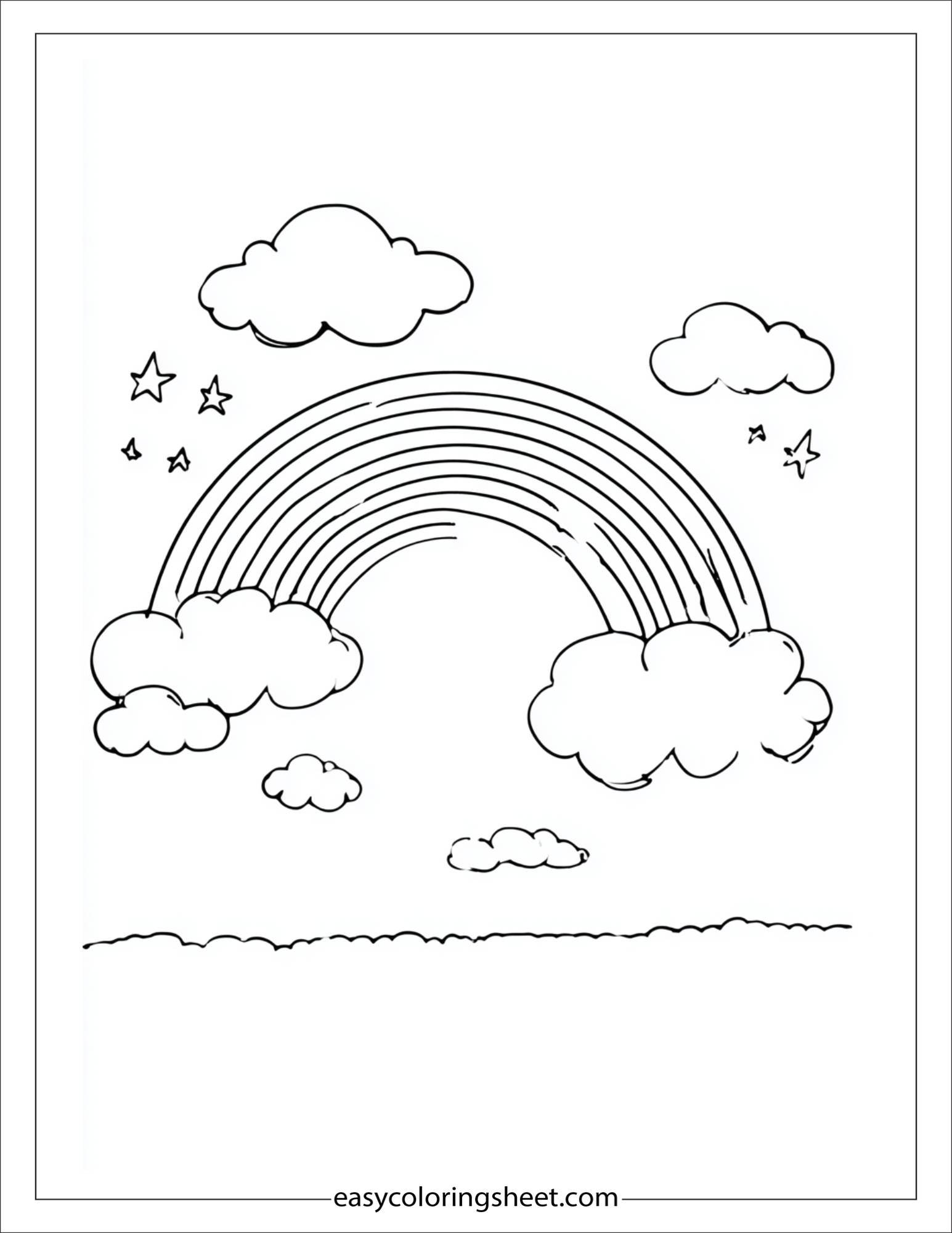 The Rainbow writing RAINBOW