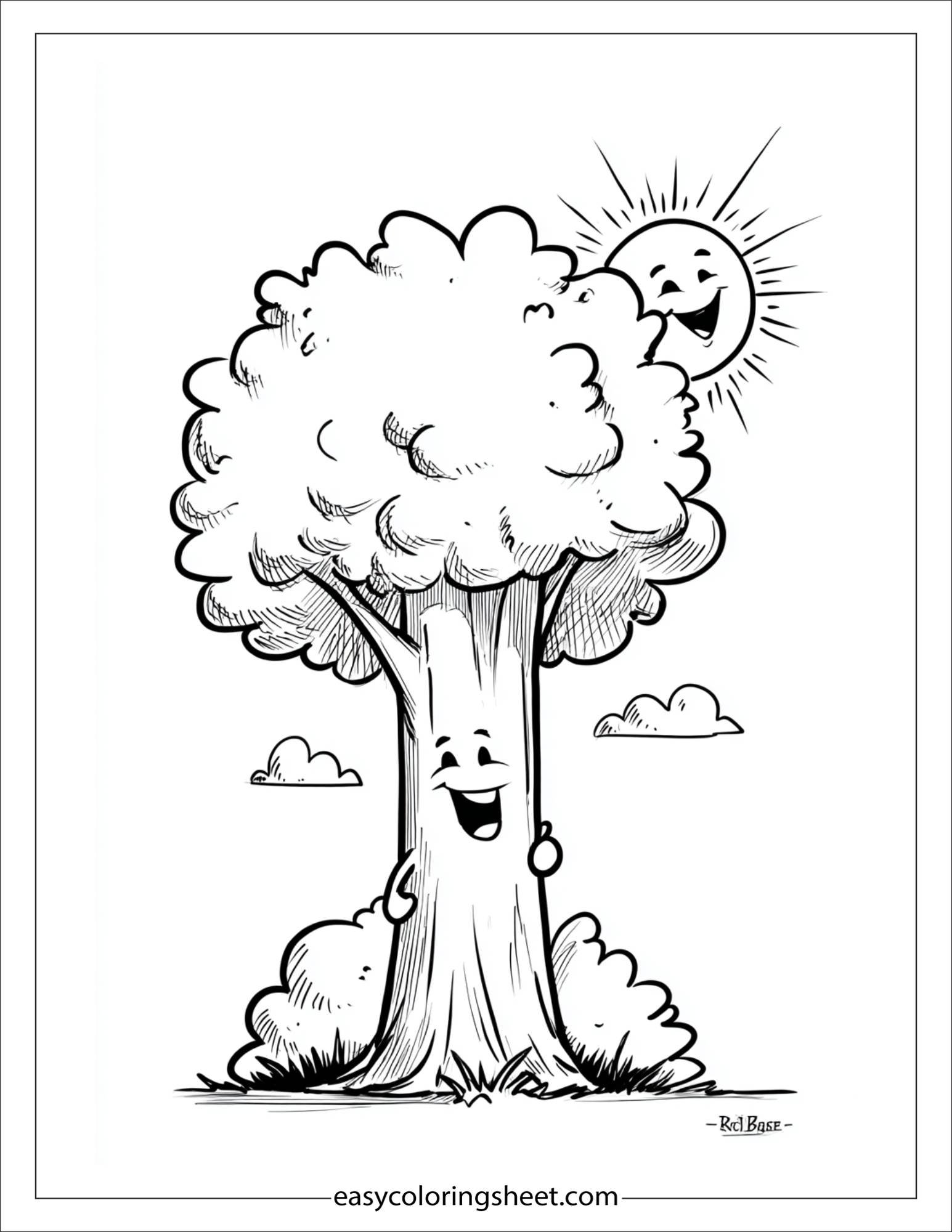 The Tall Tree hugging the sun