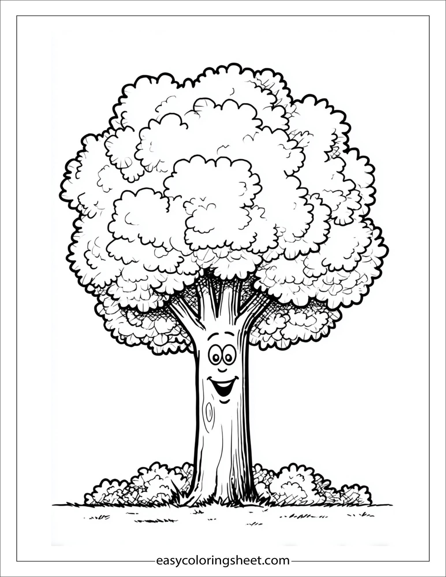 The Tall Tree smiling in spring bloom