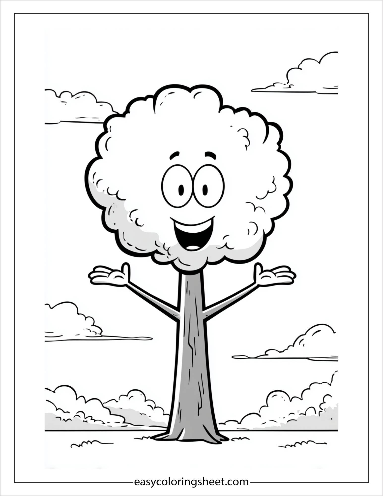 The Tall Tree spreading arms wide