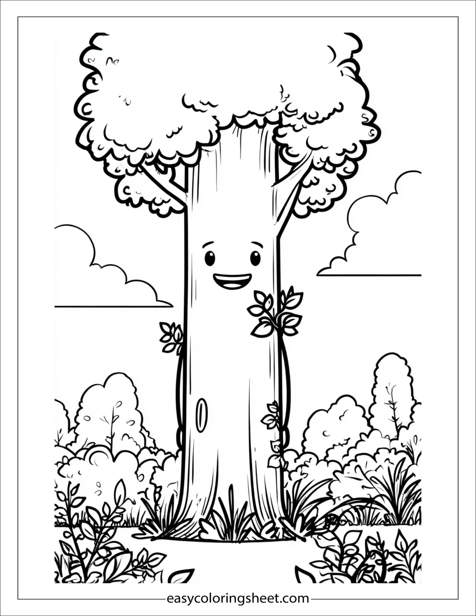 The Tall Tree wearing vine necklace