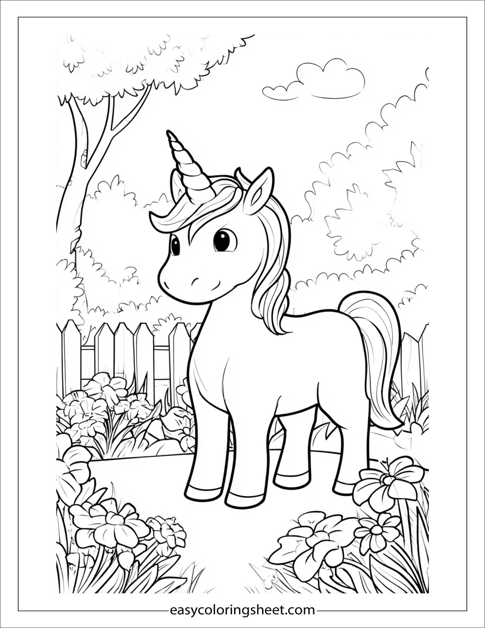 The Unicorn cheerful