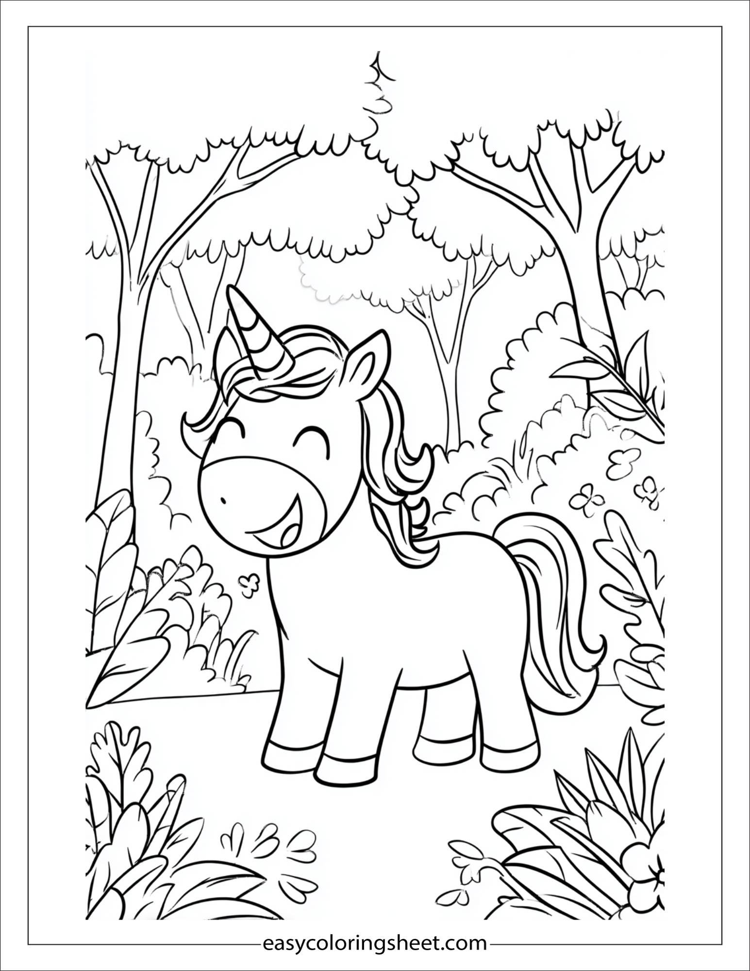 The Unicorn giggling