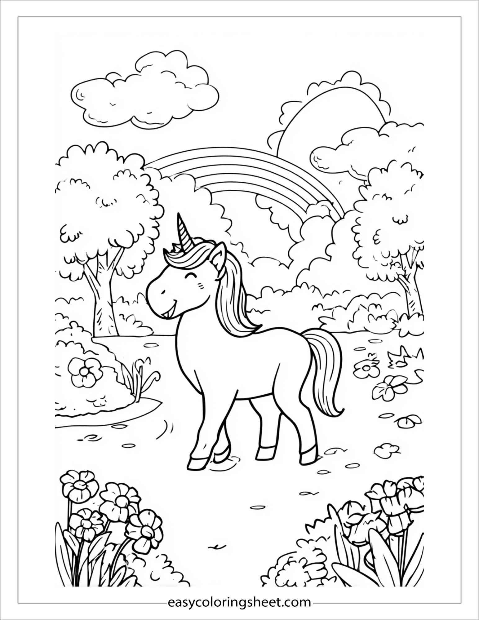 The Unicorn laughing