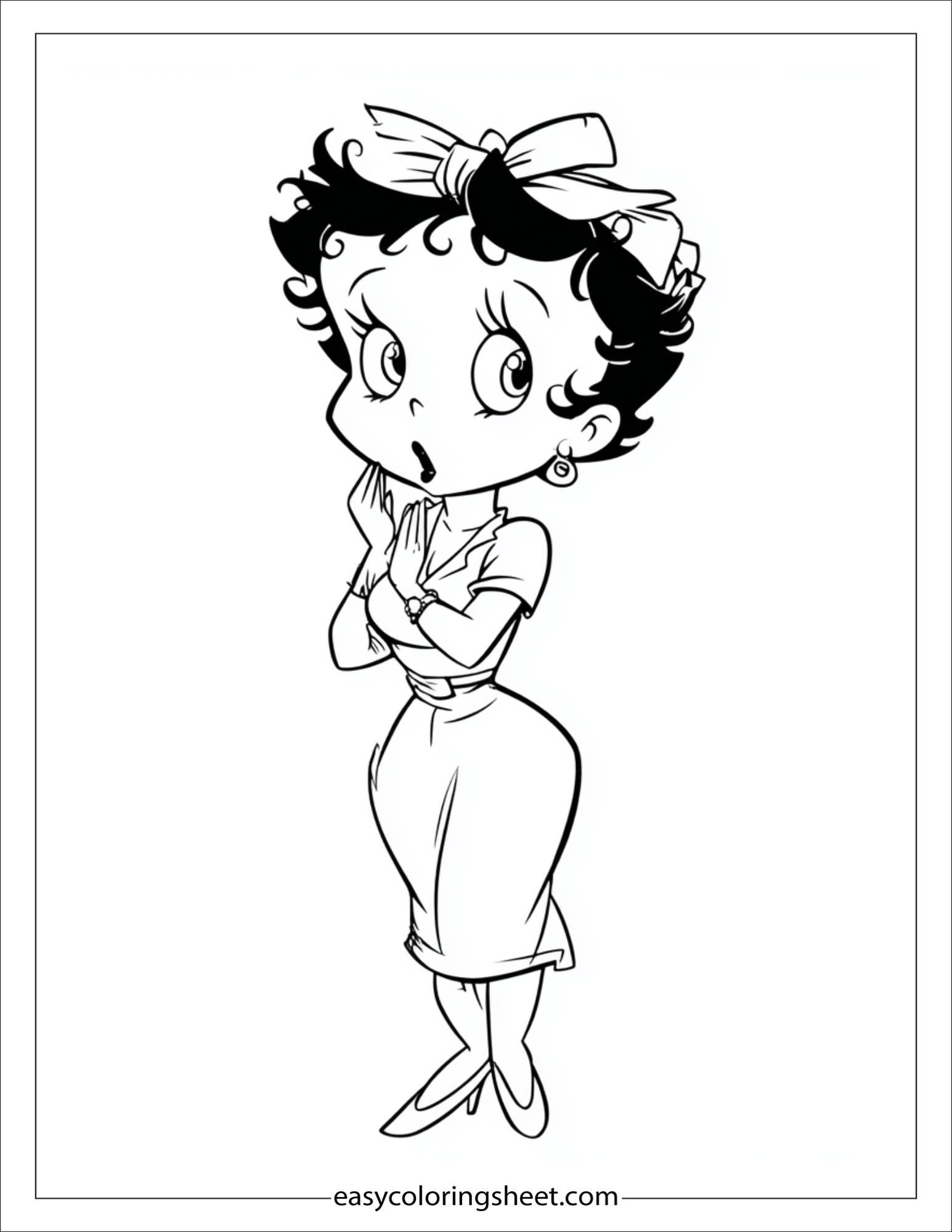 betty boop making funny face