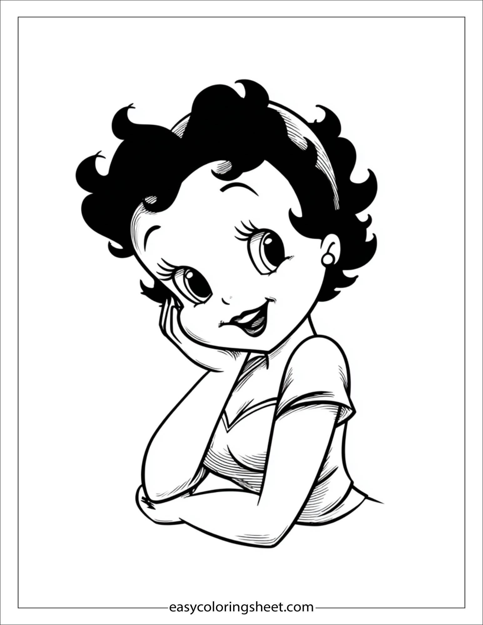 betty boop smiling