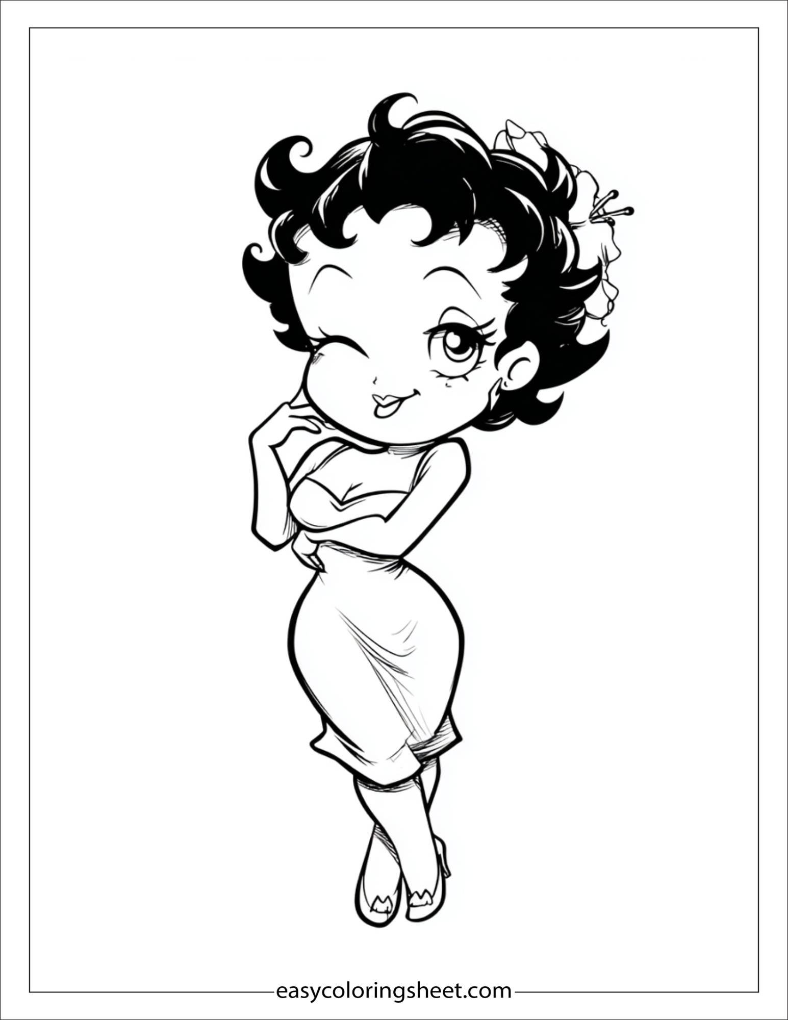 betty boop winking