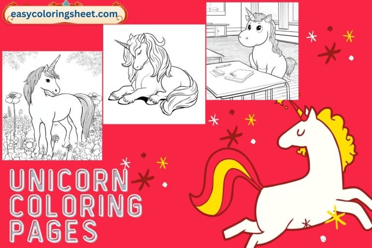 unicorn coloring pages