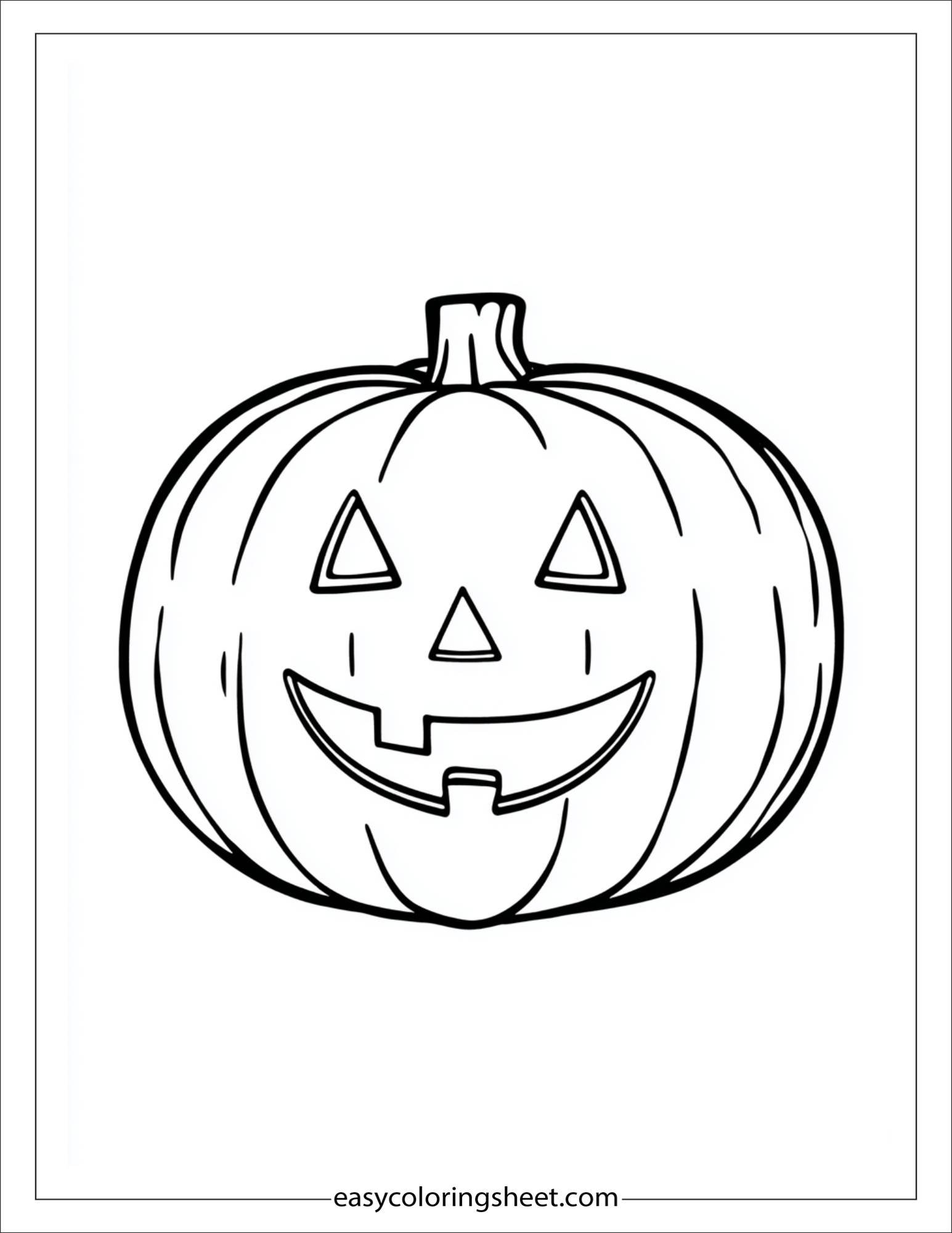 At Halloween, jack o’ lantern with silly face