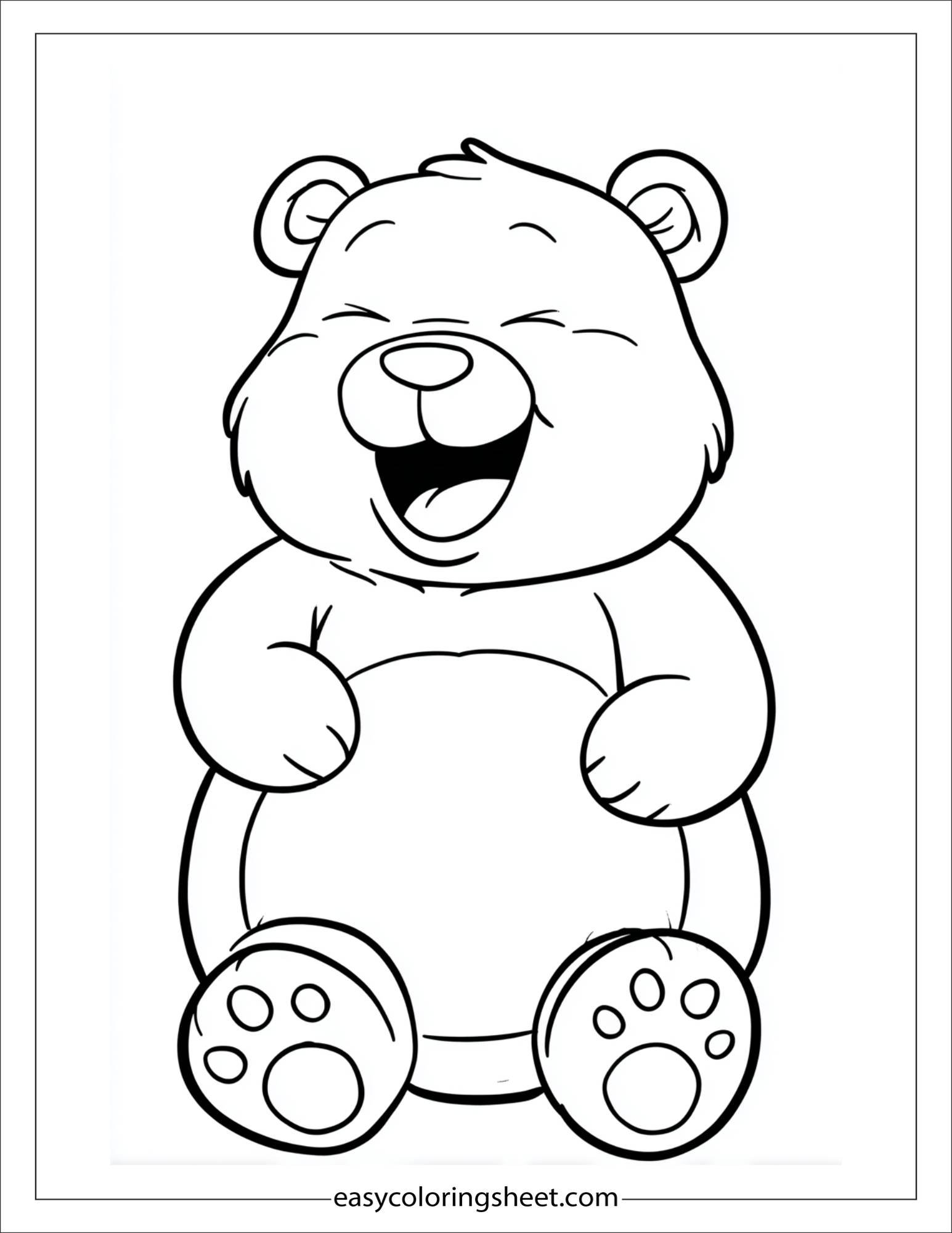 Bear laughing out loud