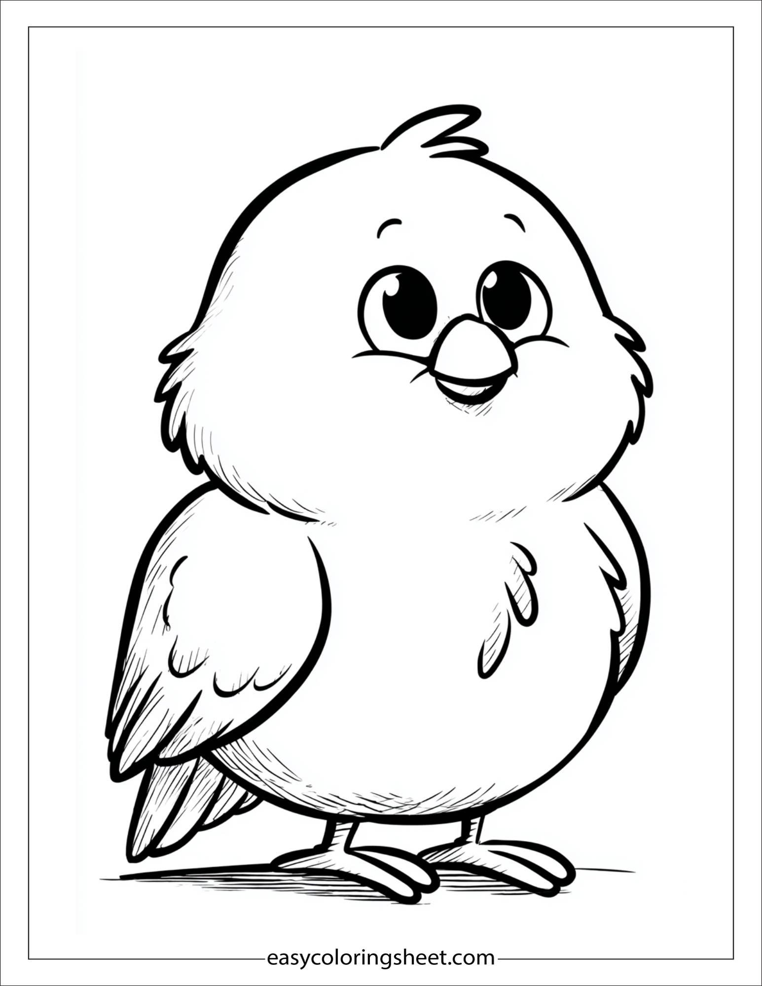 Bird looking curious