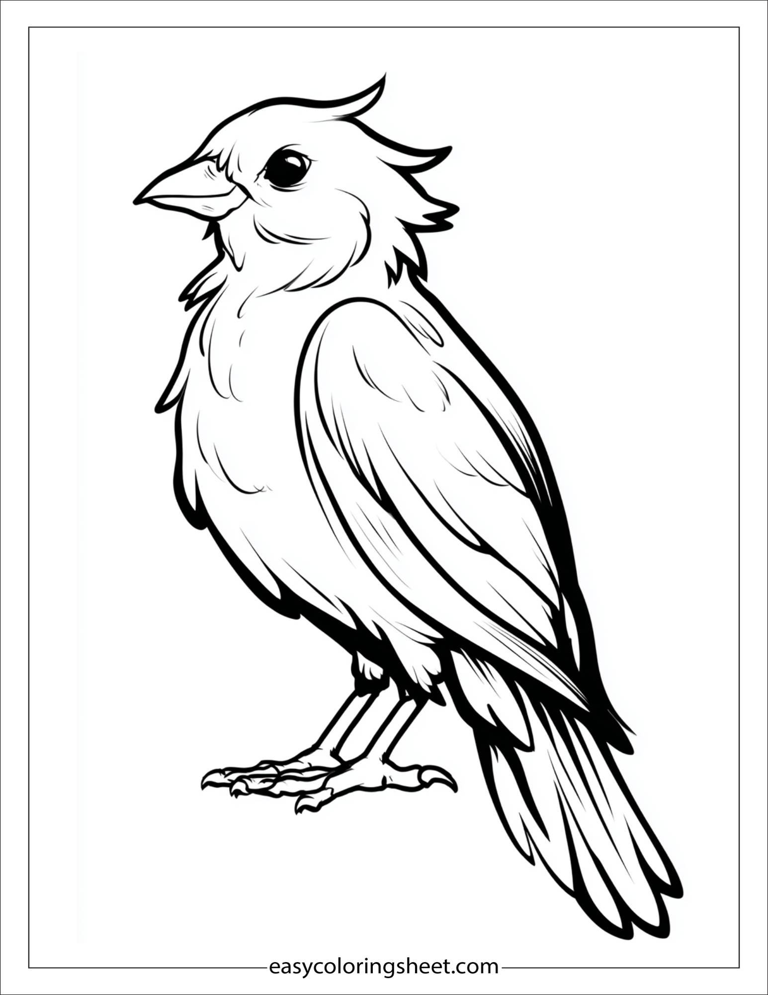 Bird standing proudly