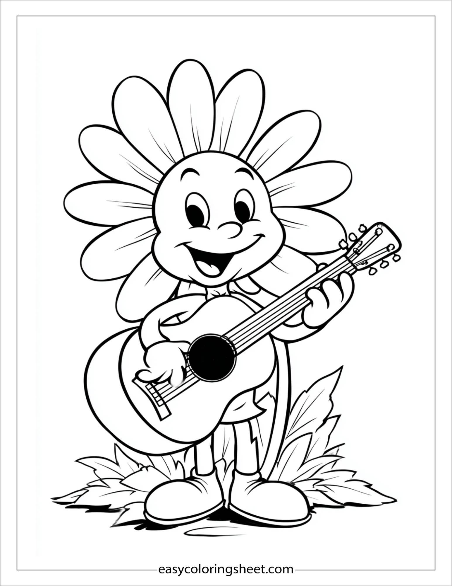 Daisy Playing Guitar