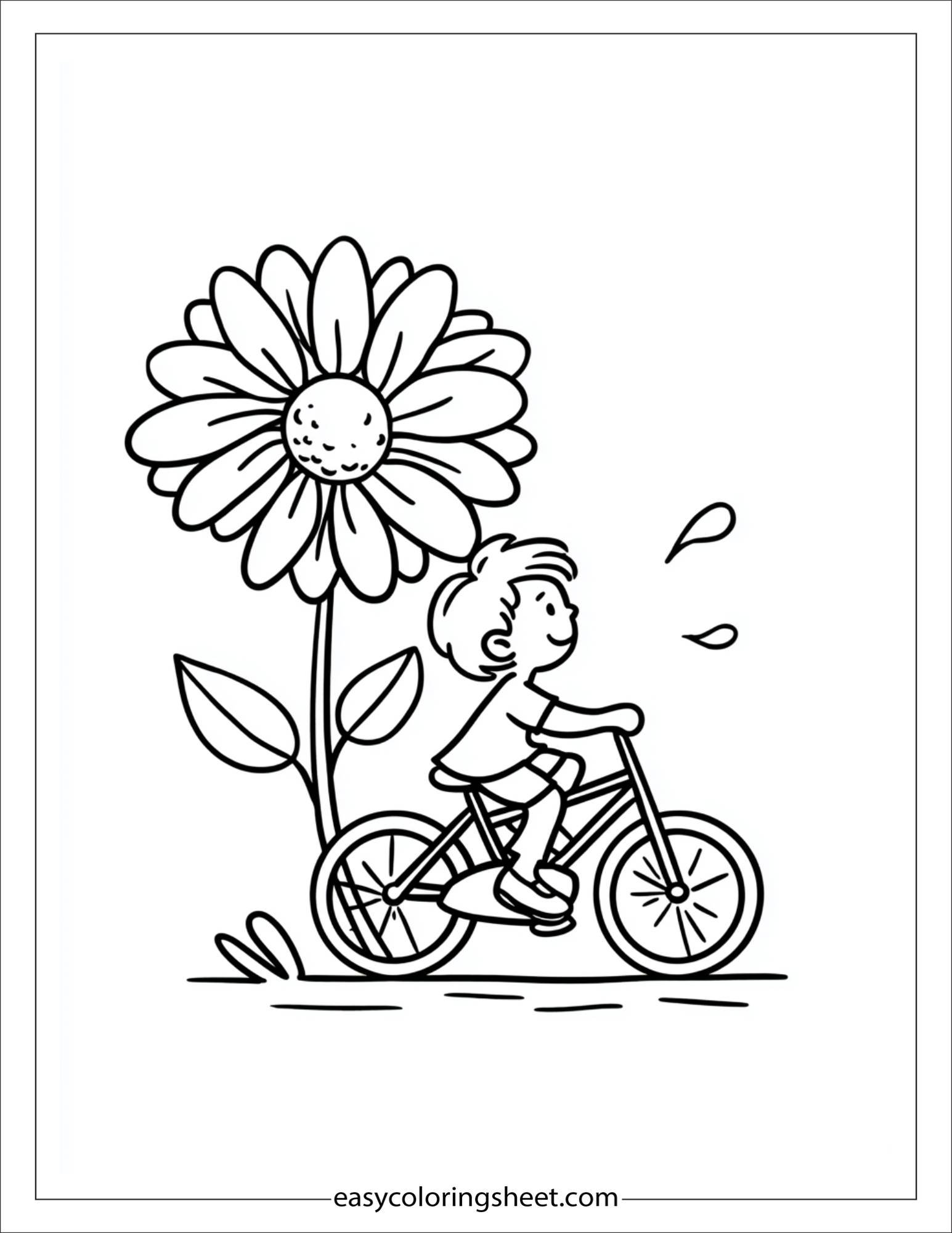 Daisy on a Bicycle