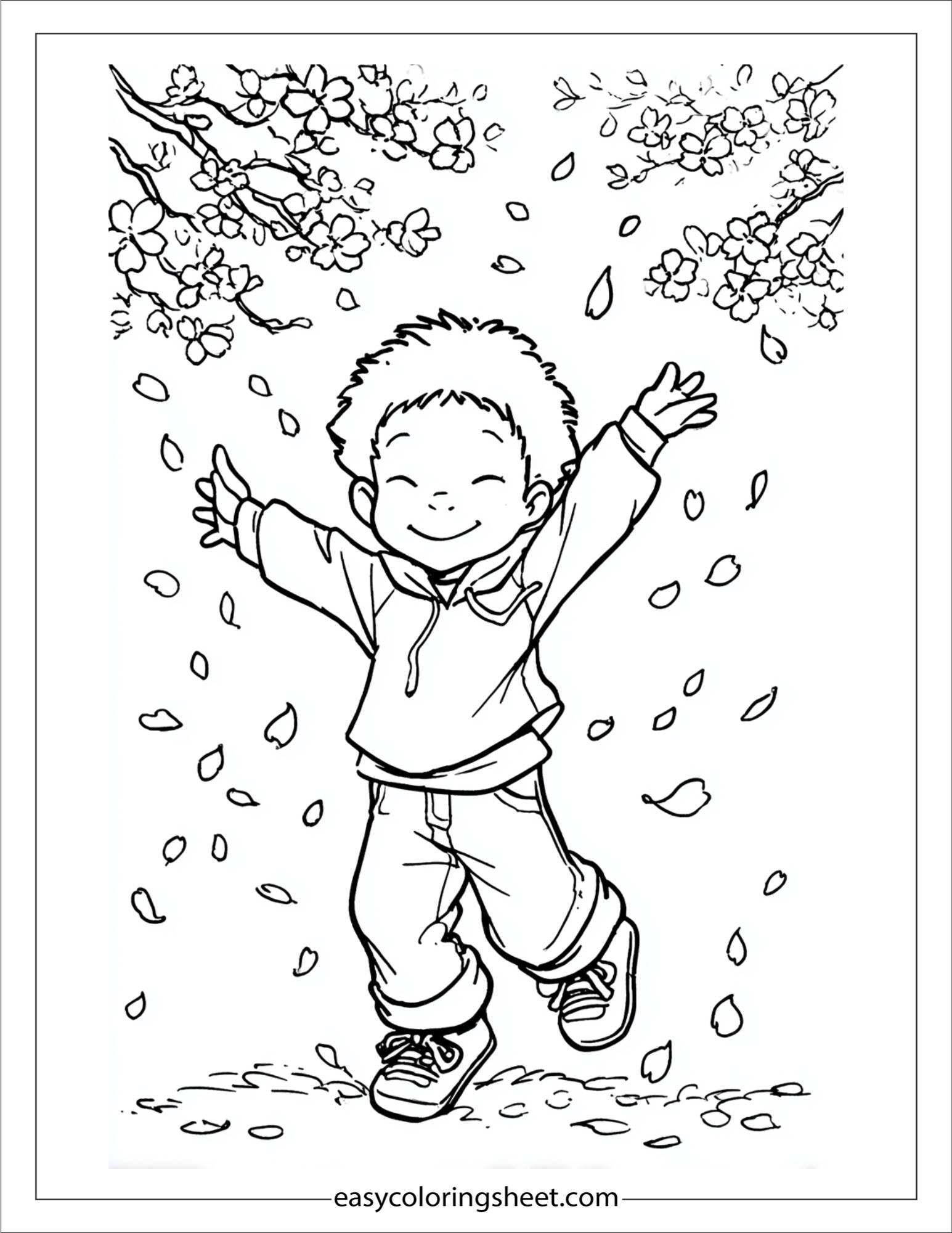 Dancing in Petal Rain