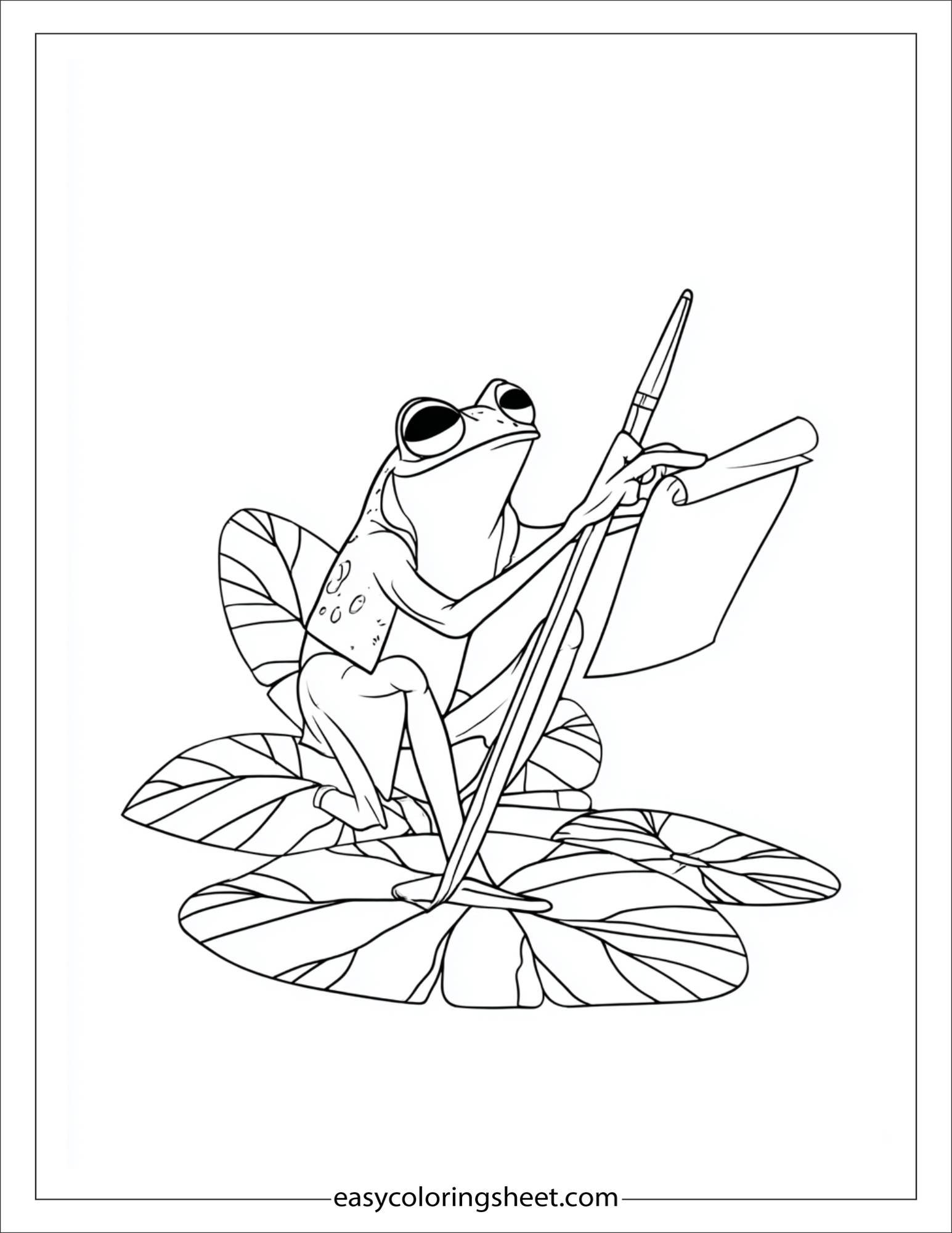 Frog painting art