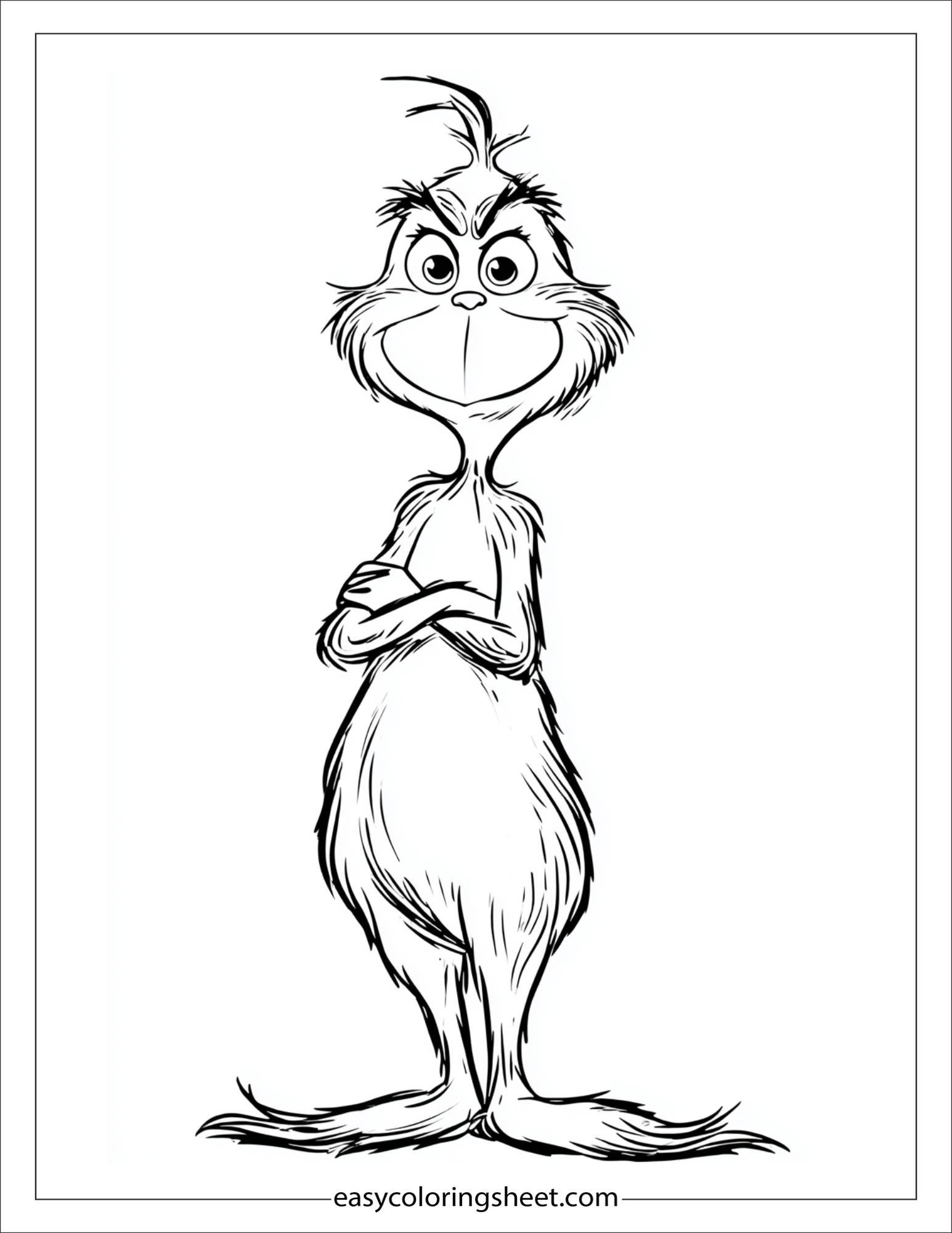 Grinch looking surprised