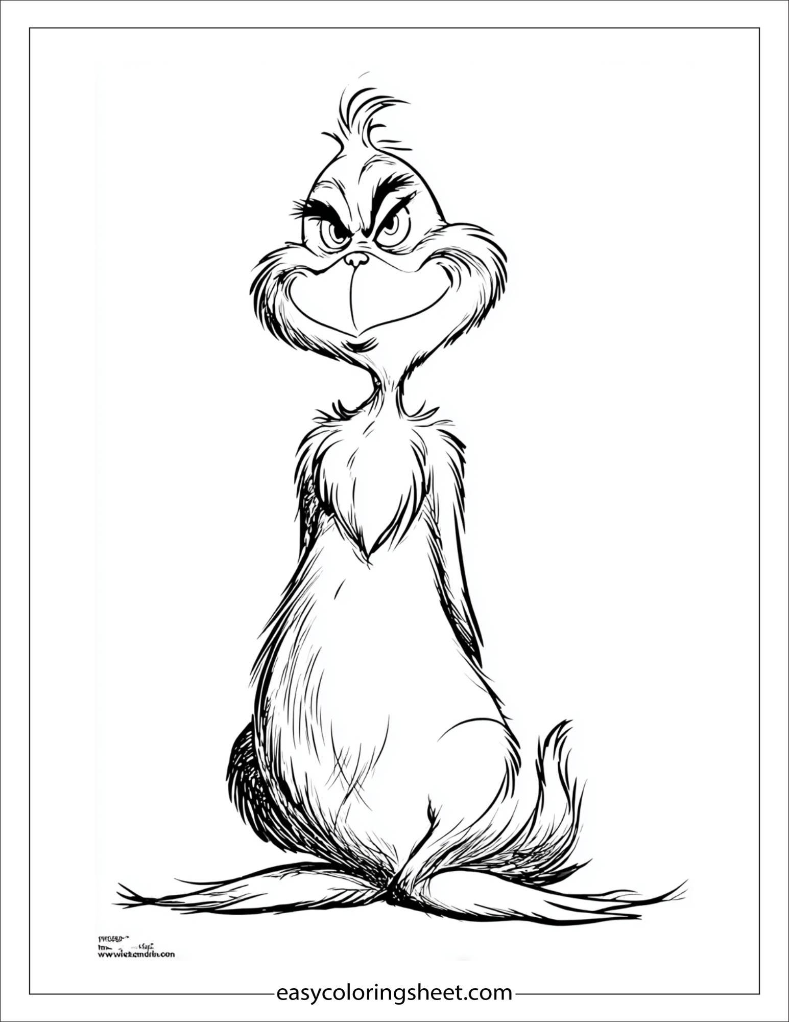 Grinch shocked by lights