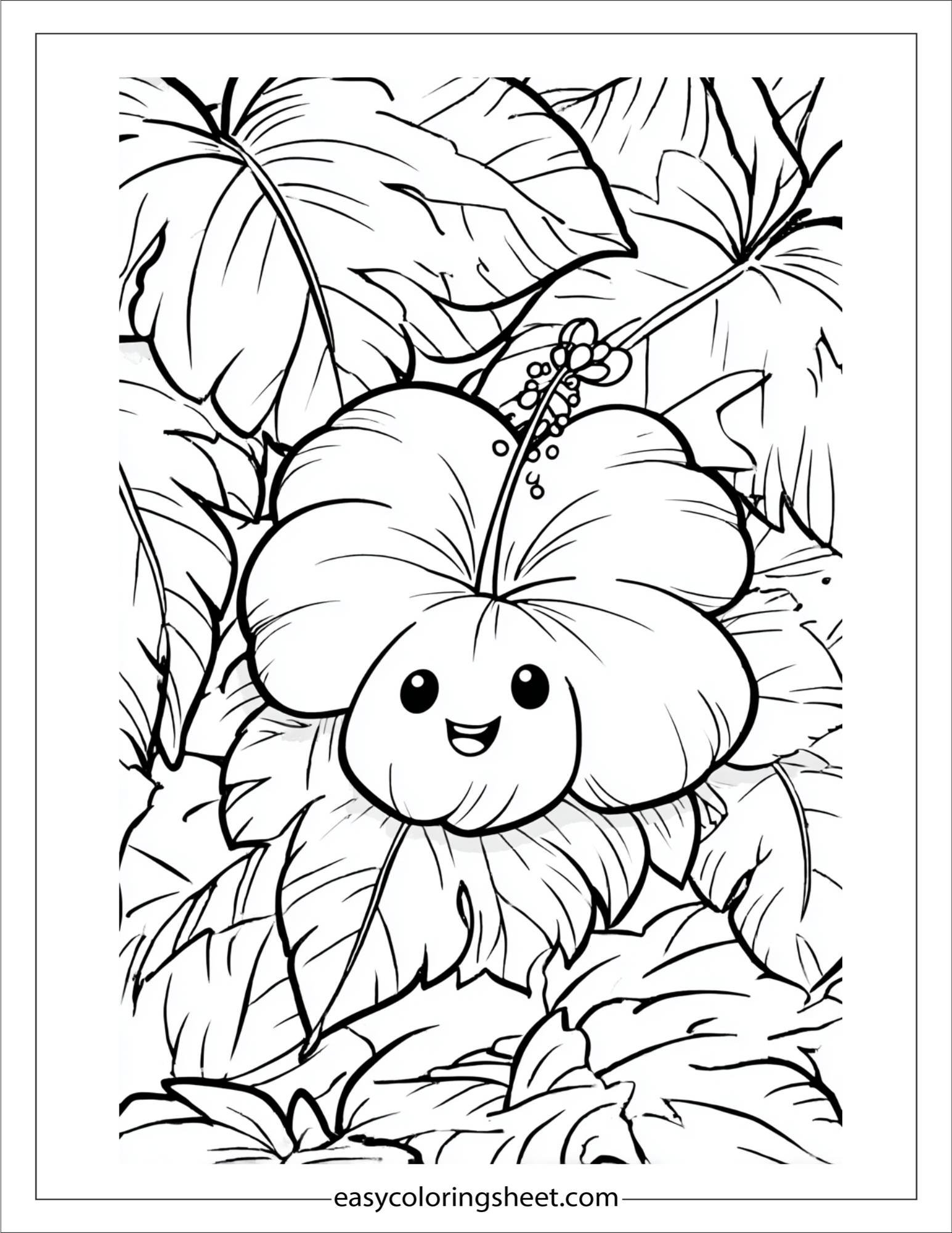 Hibiscus Playing Hide and Seek