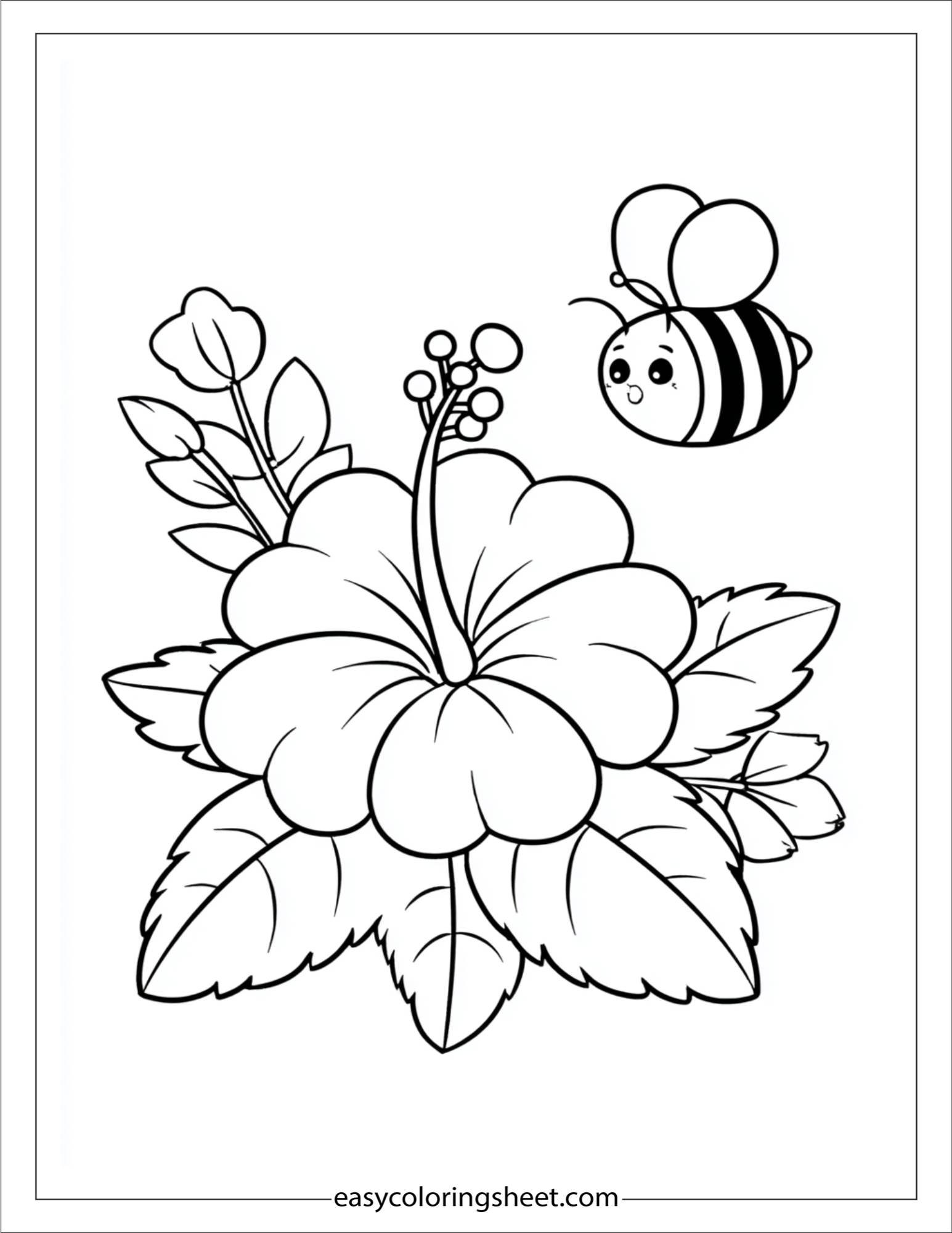 Hibiscus Sharing Joy