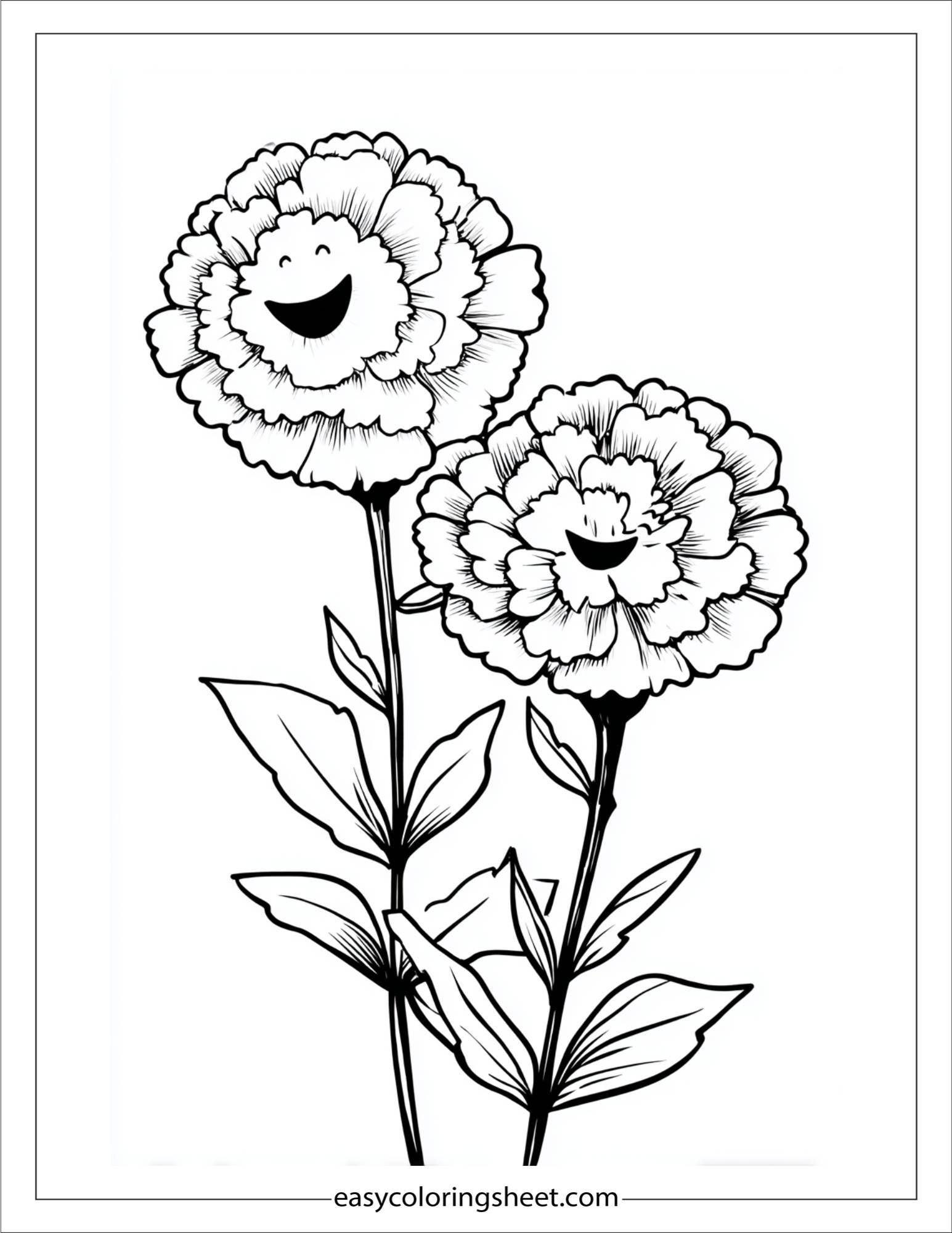 Laughing marigold twins