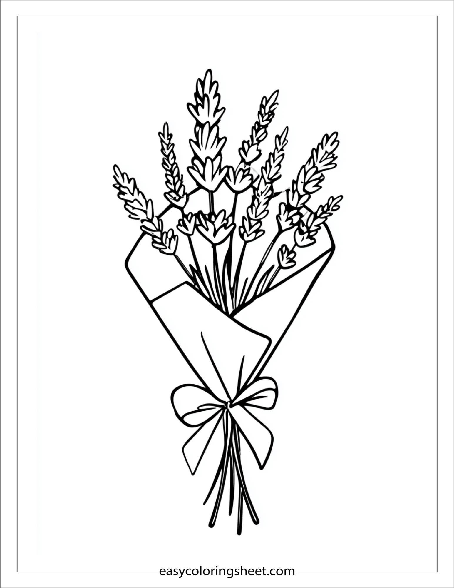 Lavender bouquet gift