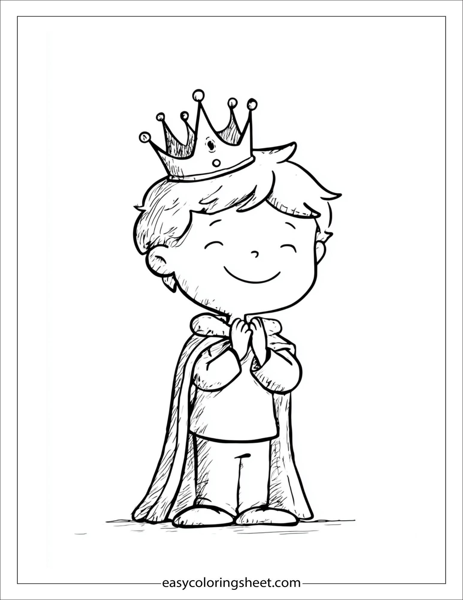 Little Prince laughing with joy