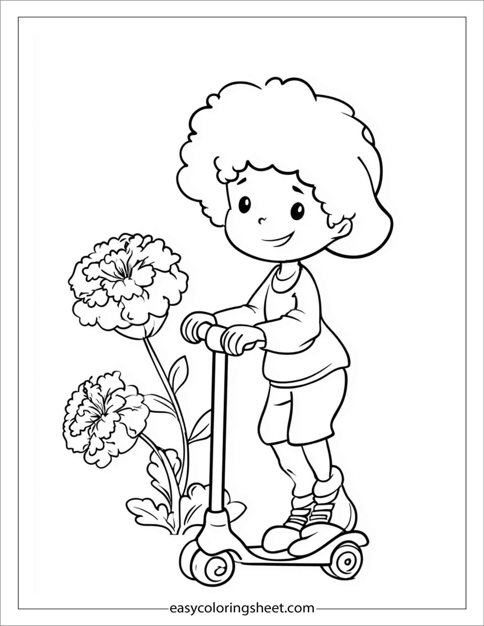 Marigold riding scooter